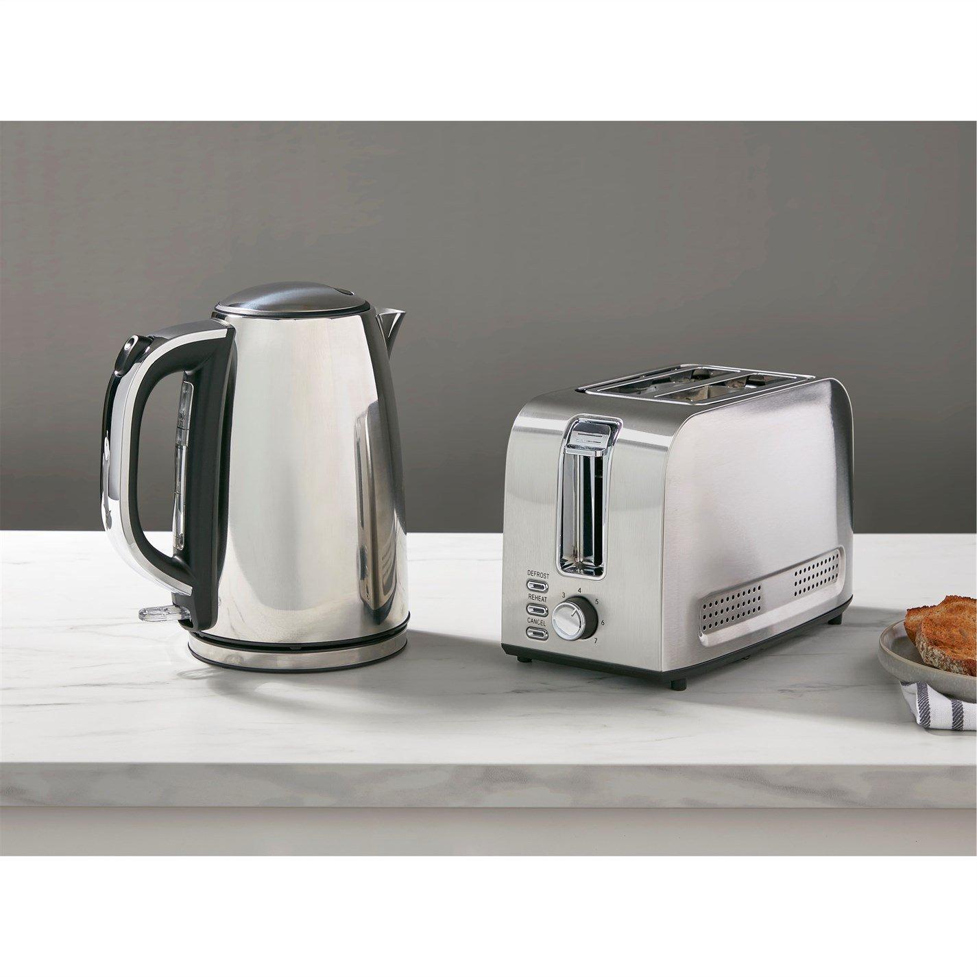 Silver - EGL - Stainless Steel 2 Slice Toaster - 6