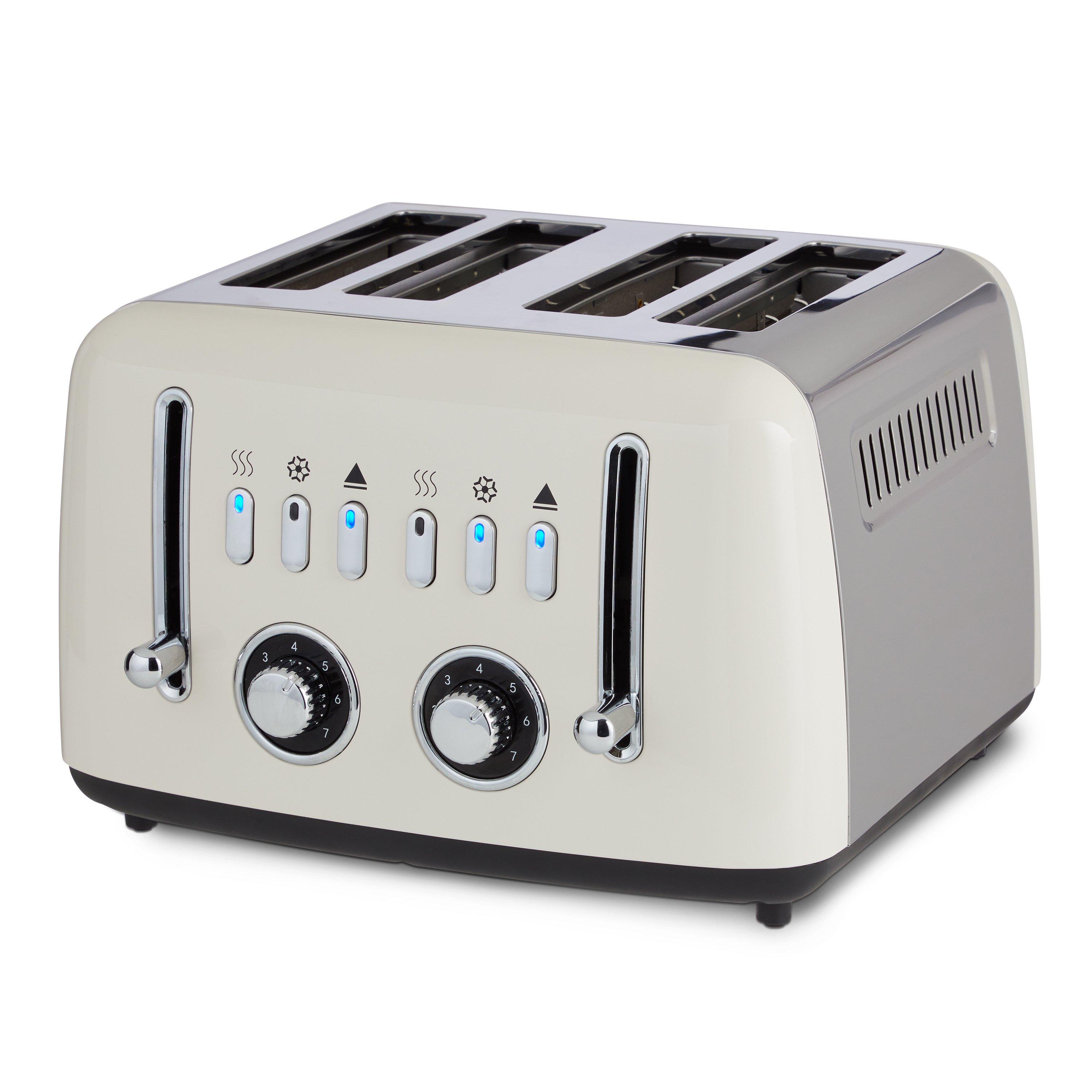 Cream - EGL - 4 Slice Coloured Toaster - 2