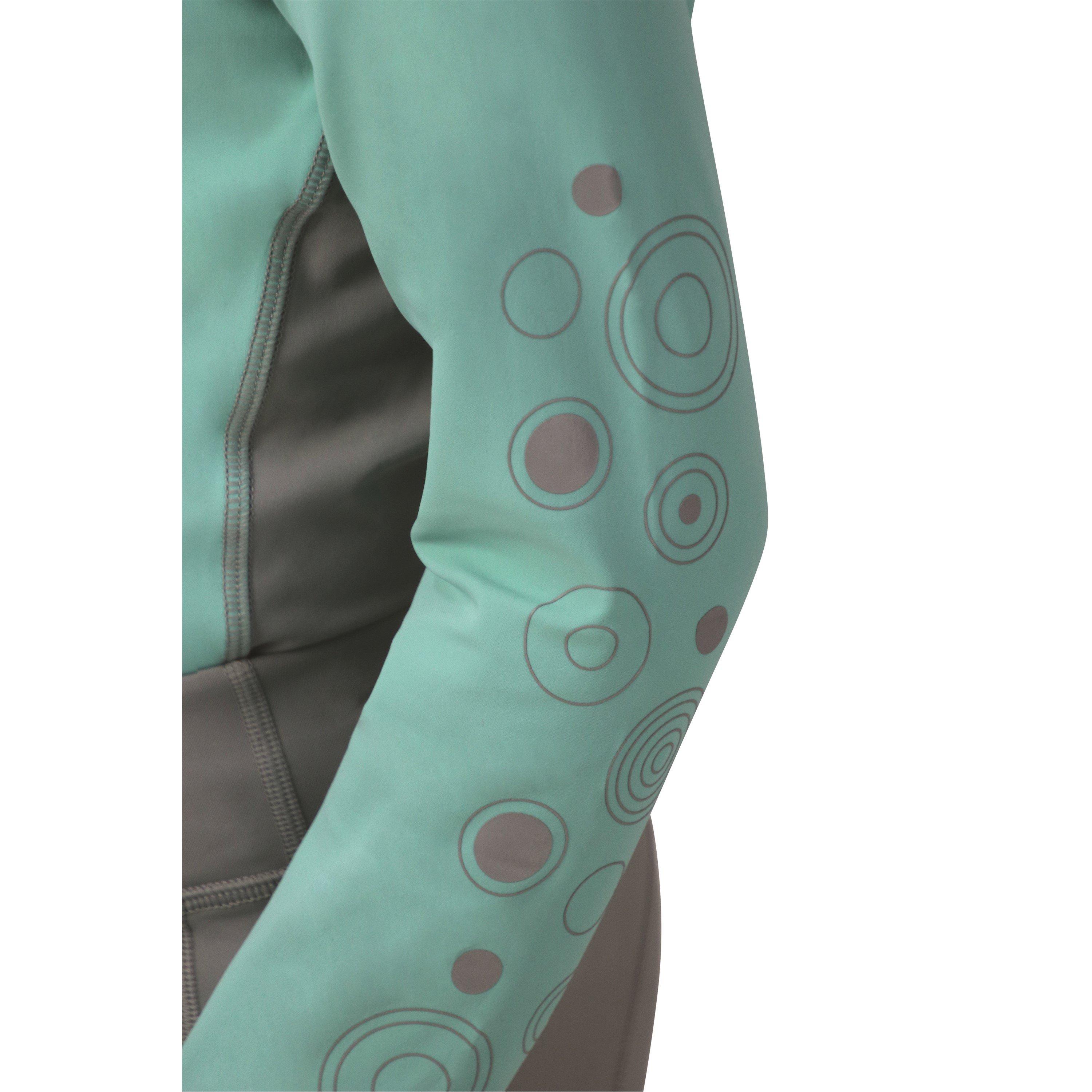 Mint/Grey - HY Equestrian - Kids' DM Eclipse Baselayer Top - 5