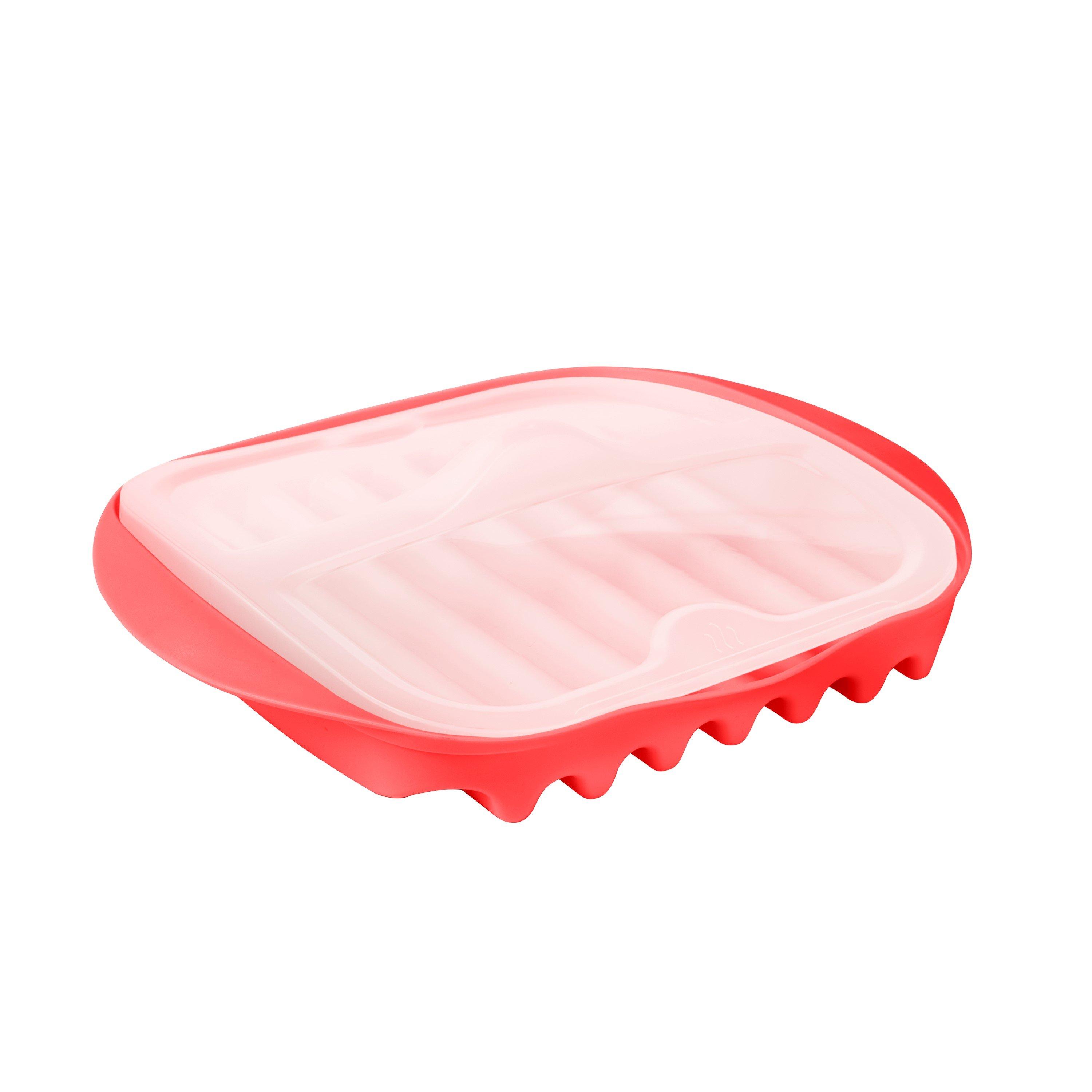 Red - Homelife - 3 Piece Breakfast Microwave Set - 3