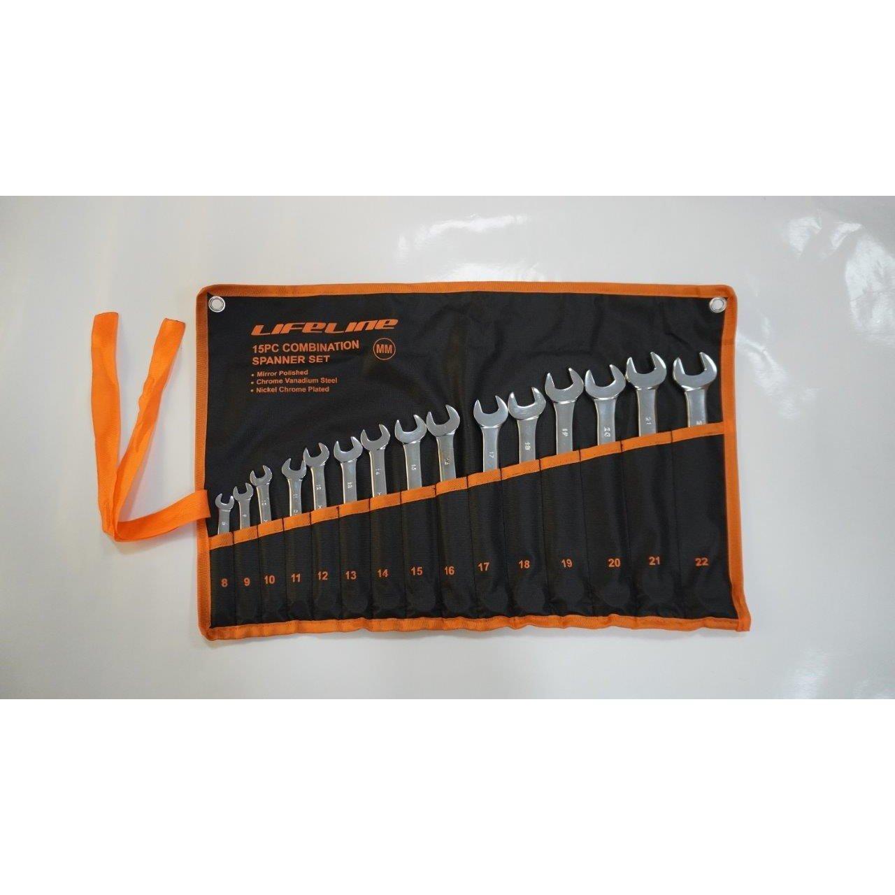Polished - LifeLine - 15 Piece Spanner Set - 1