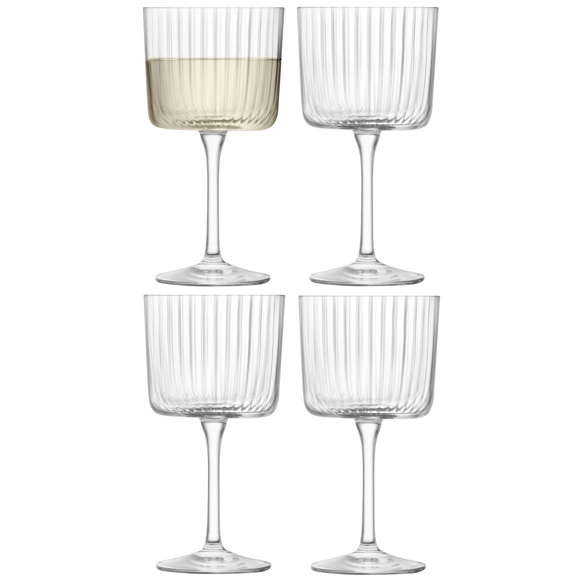 Clear - LSA - Gio Line Wine Glasses - Set of 4 - 3