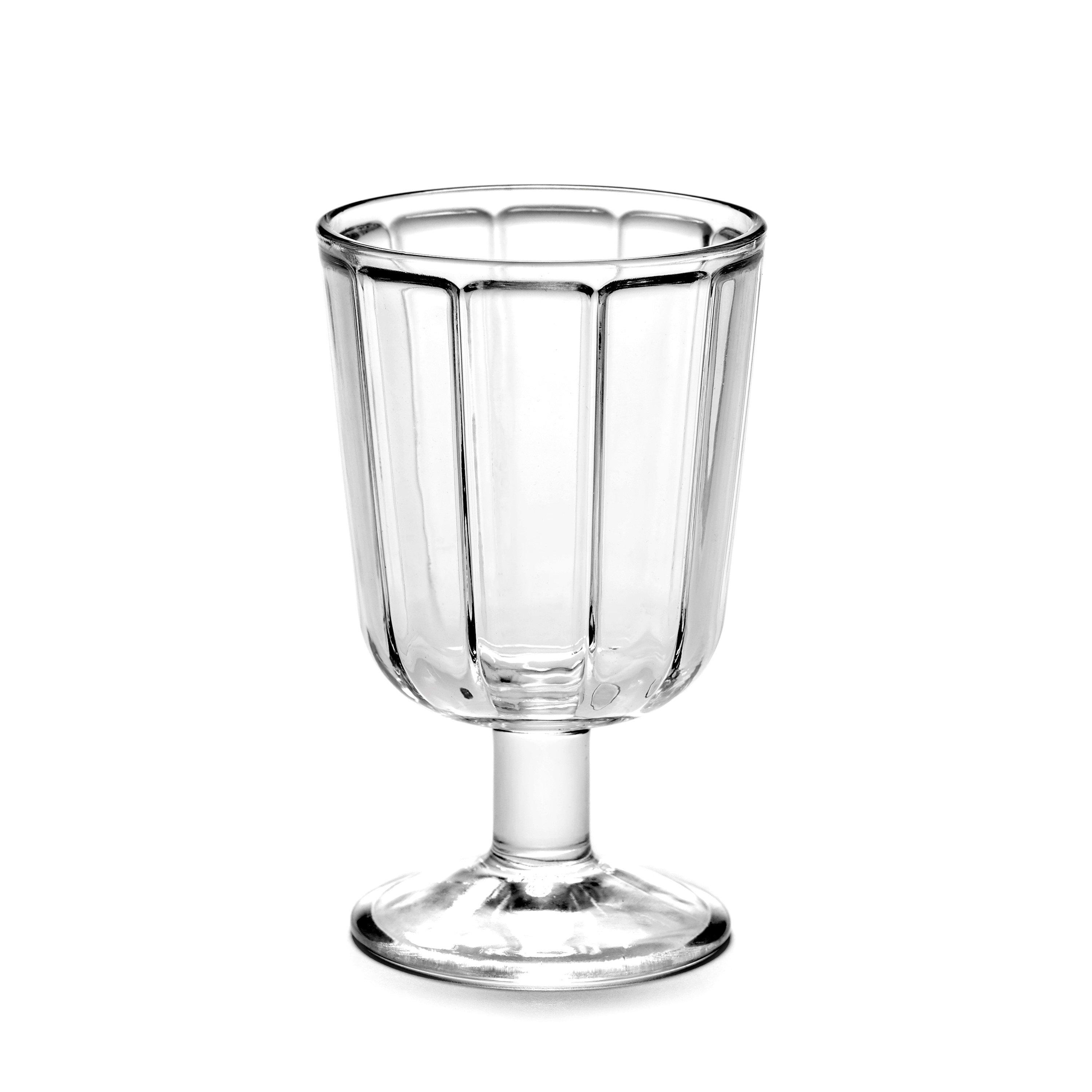 Clear - Serax - Sergio Herman Surface White Wine Glasses - Set of 4 - 1