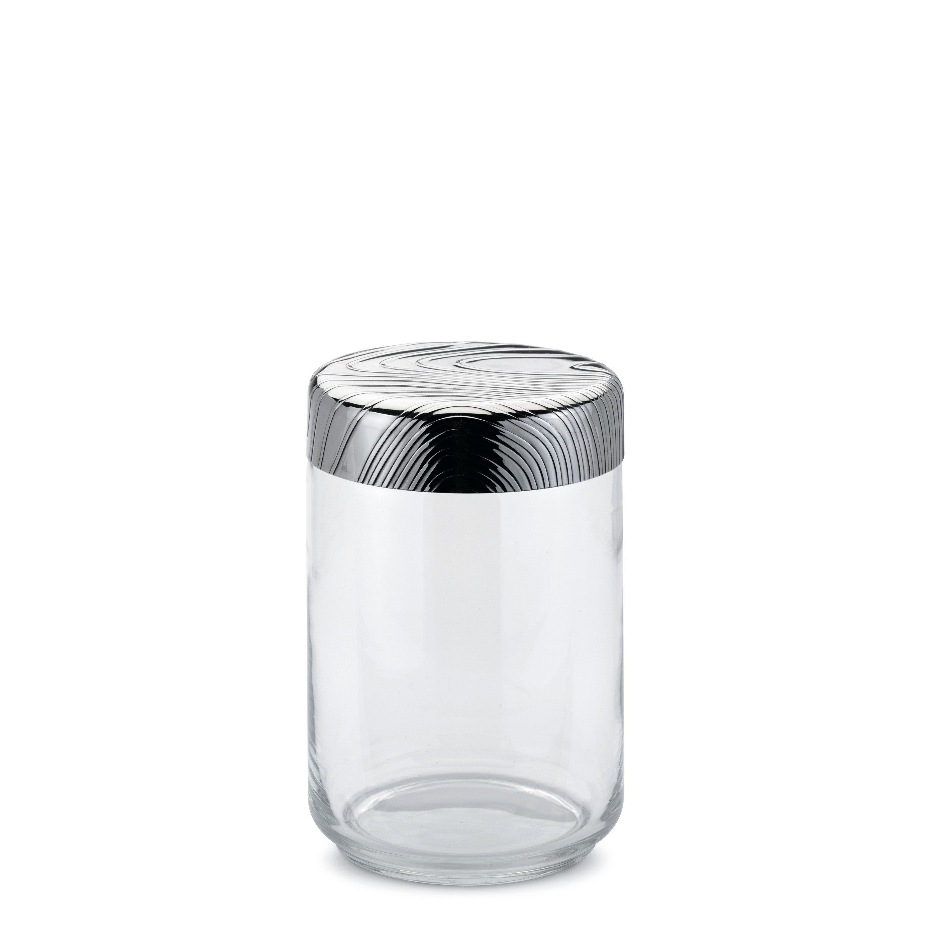 Clear - Alessi - Veneer Glass Storage Jar - 3