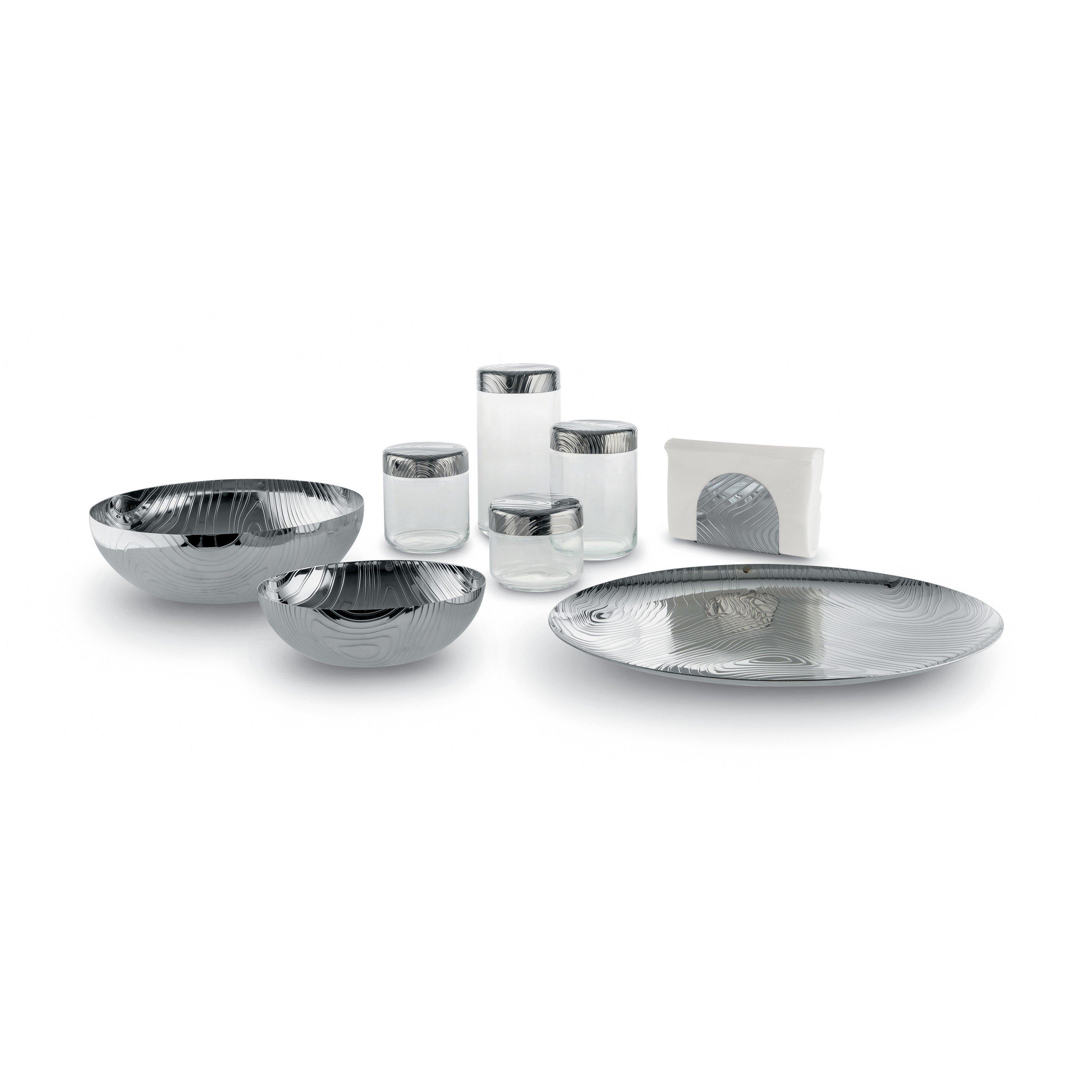 Clear - Alessi - Veneer Glass Storage Jar - 4