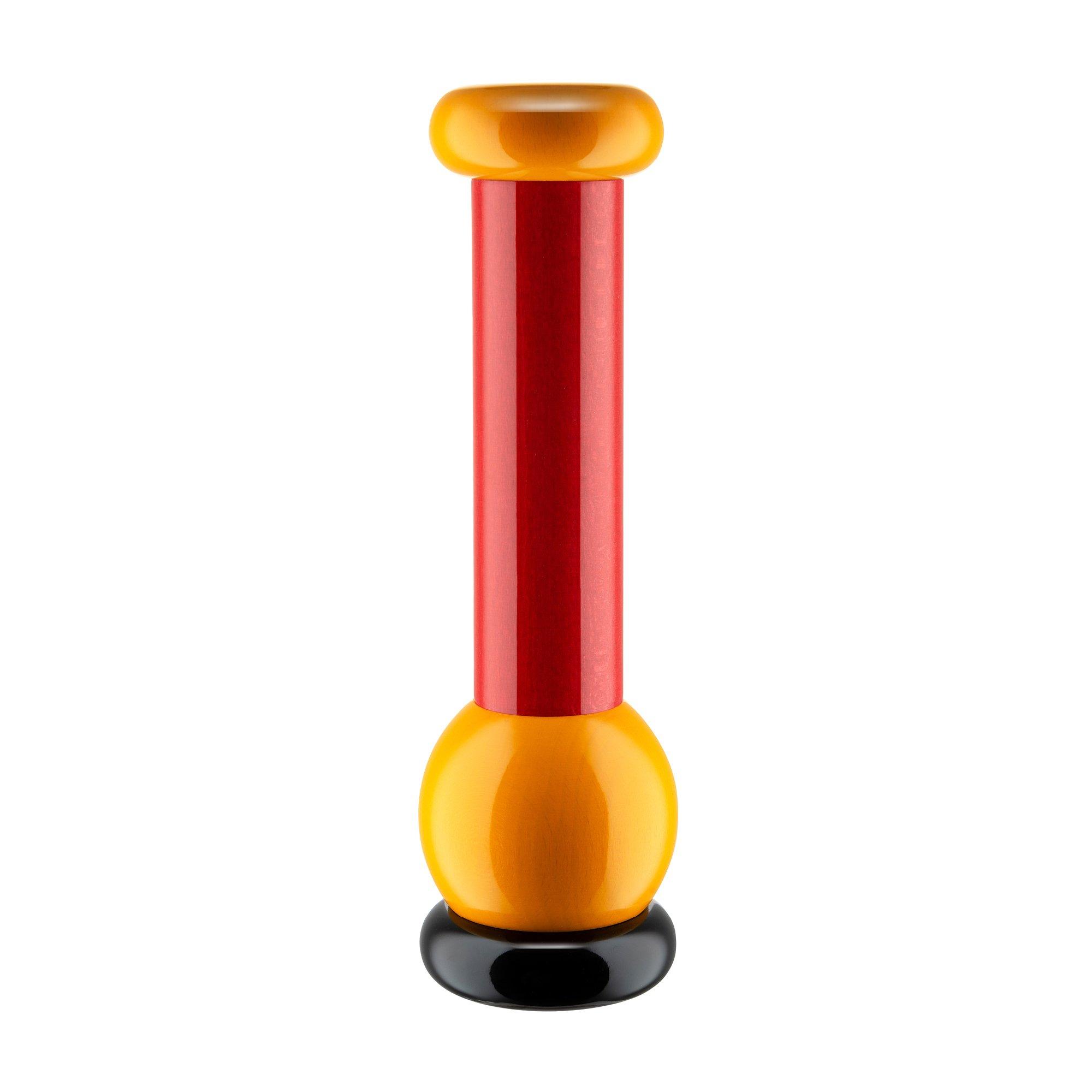 Alessi  Industrial Salt Pepper Grinder - Red - Tall