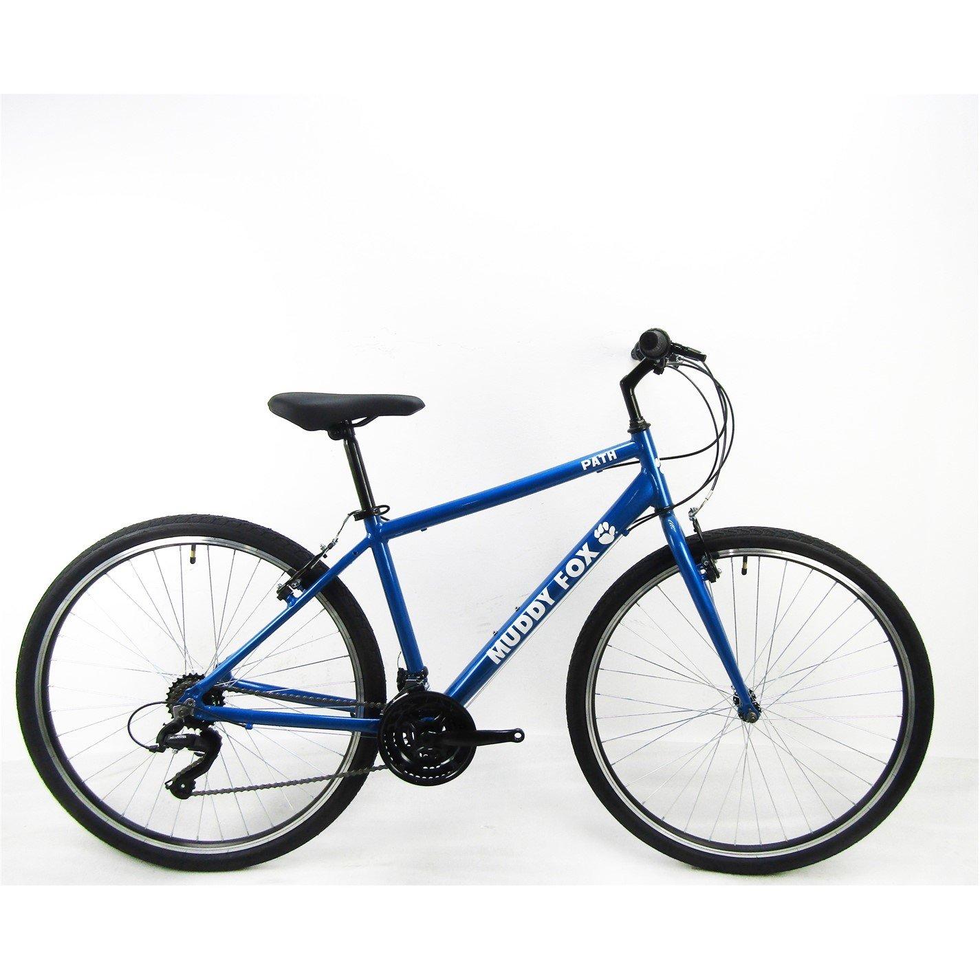 Blue - Muddyfox - Path Hybrid Bike Adults - 1