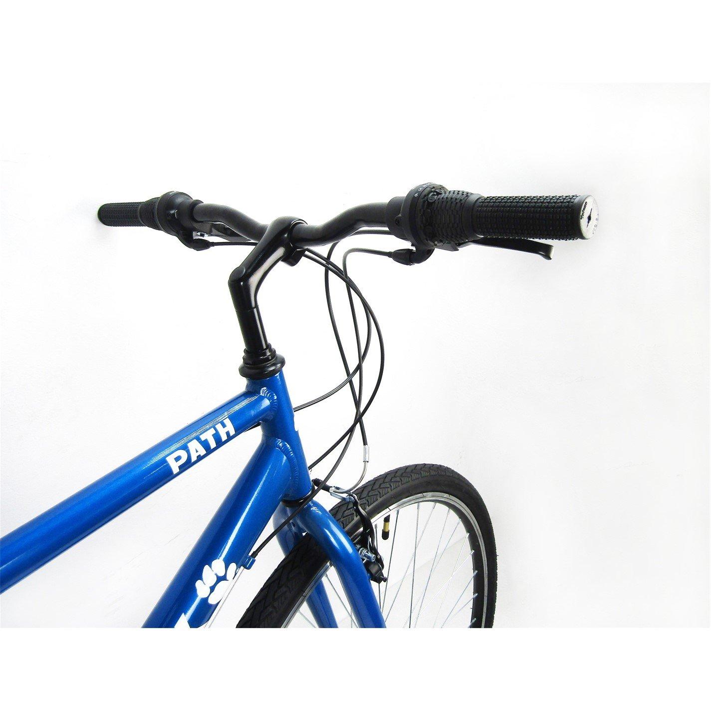 Blue - Muddyfox - Path Hybrid Bike Adults - 3