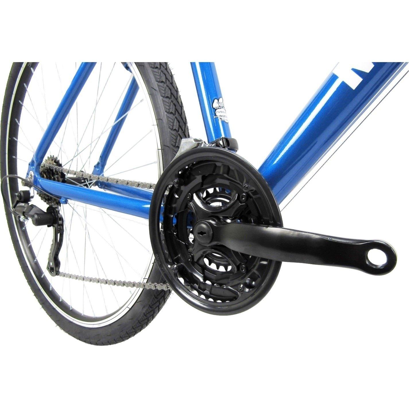 Blue - Muddyfox - Path Hybrid Bike Adults - 5