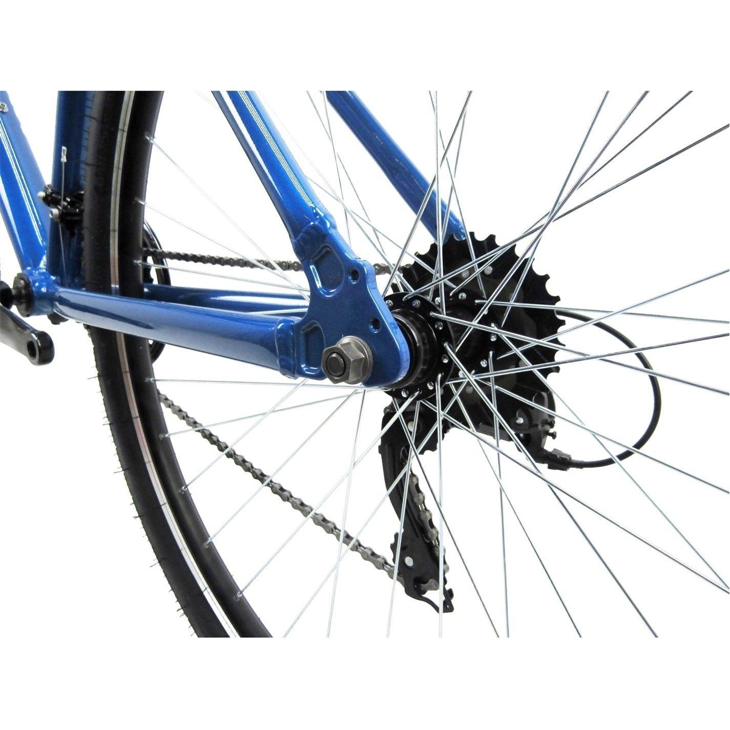 Blue - Muddyfox - Path Hybrid Bike Adults - 8