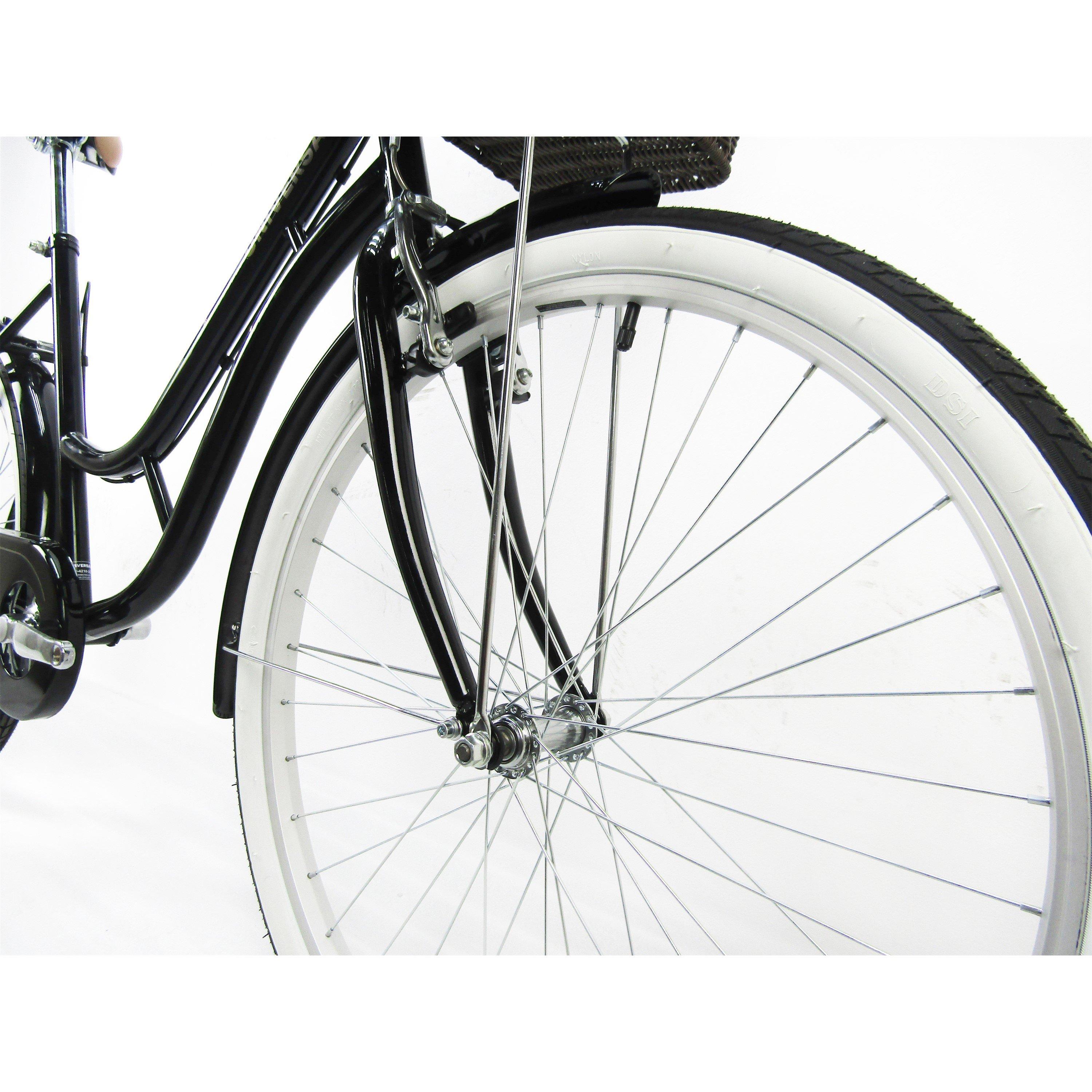 Black - Universal - Classic Hybrid Bike - 5