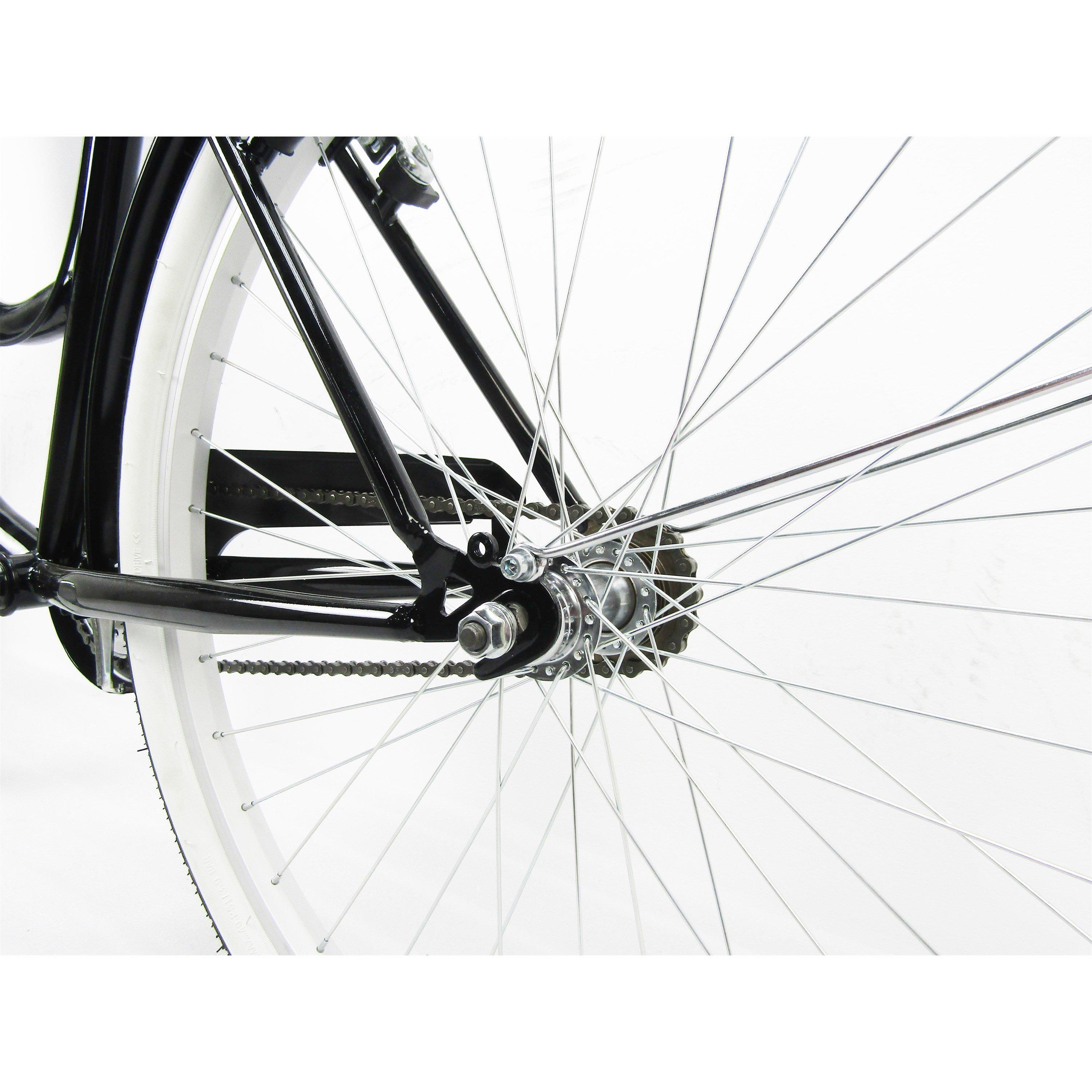 Black - Universal - Classic Hybrid Bike - 7