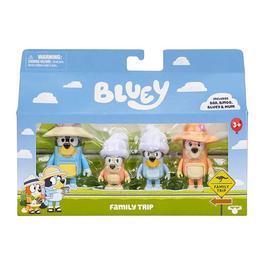 Bluey GAME Bluey Figure 4 Pack Family Trip