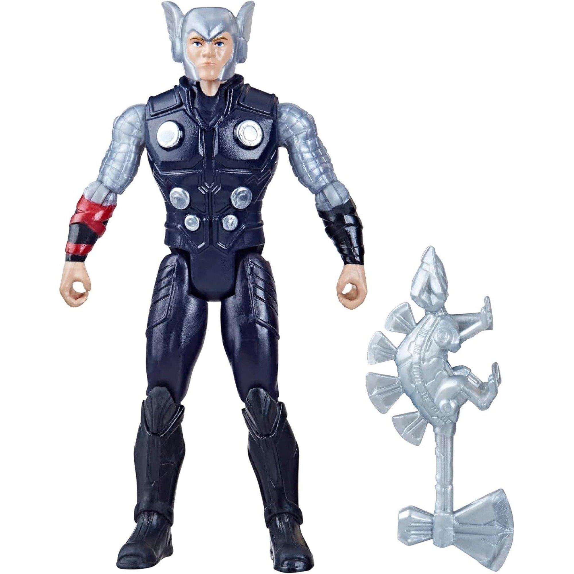 None - Marvel - Mech Strike Mechasaurs Thor Action Figure, with Weapon Accessory - 3