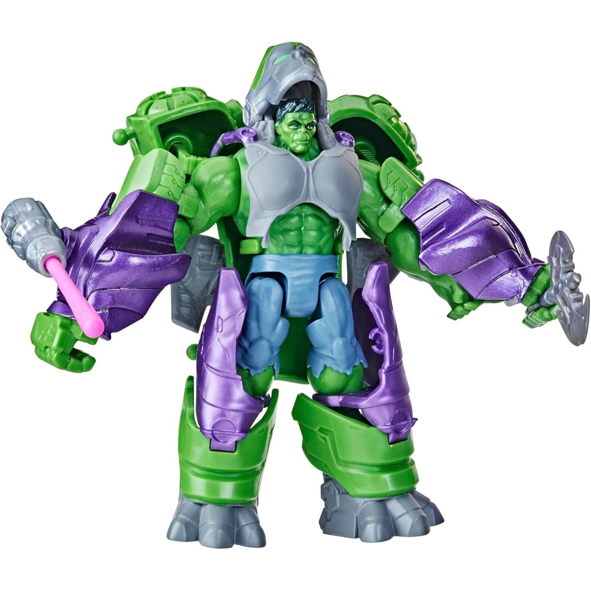 None - Marvel - Mech Strike Mechasaurs Hulk Action Figure - 4
