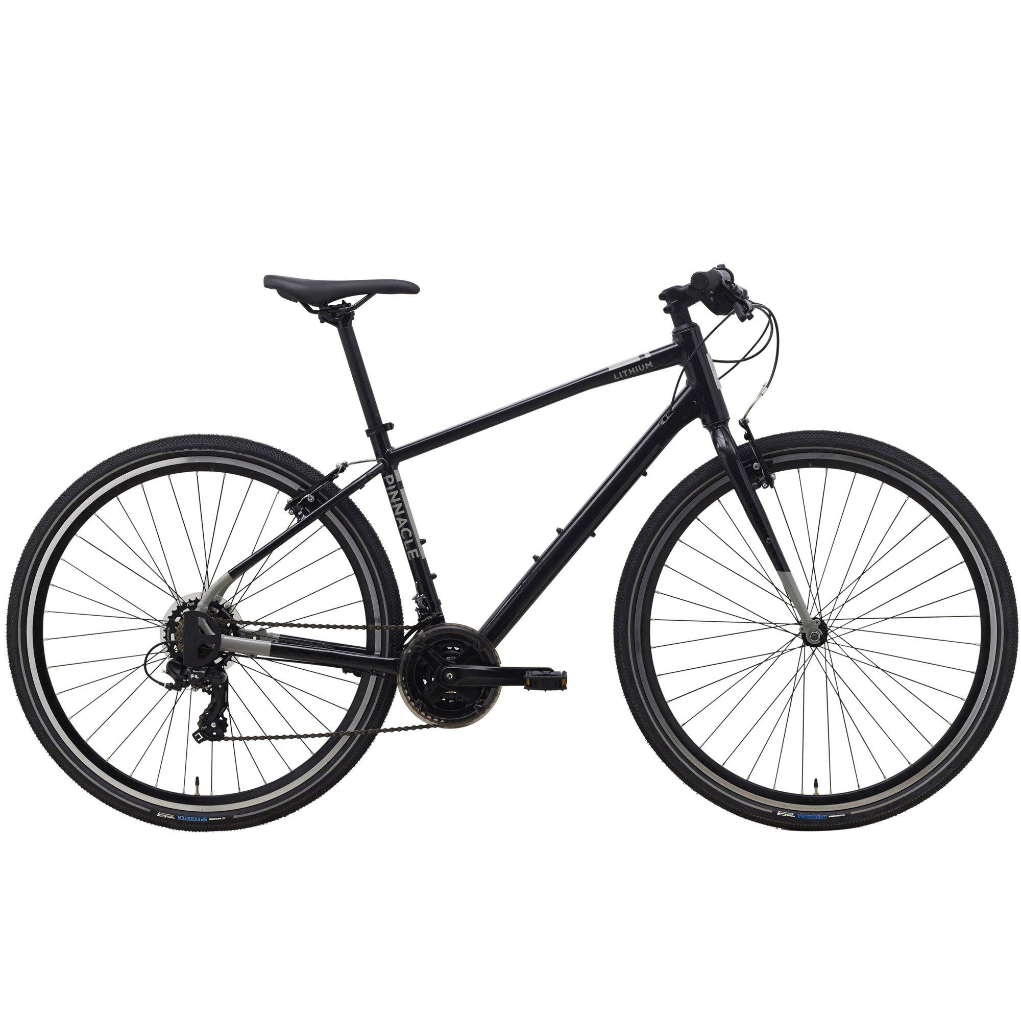 Black (B) - Pinnacle - Lithium 1 Hybrid Bike Adults - 1