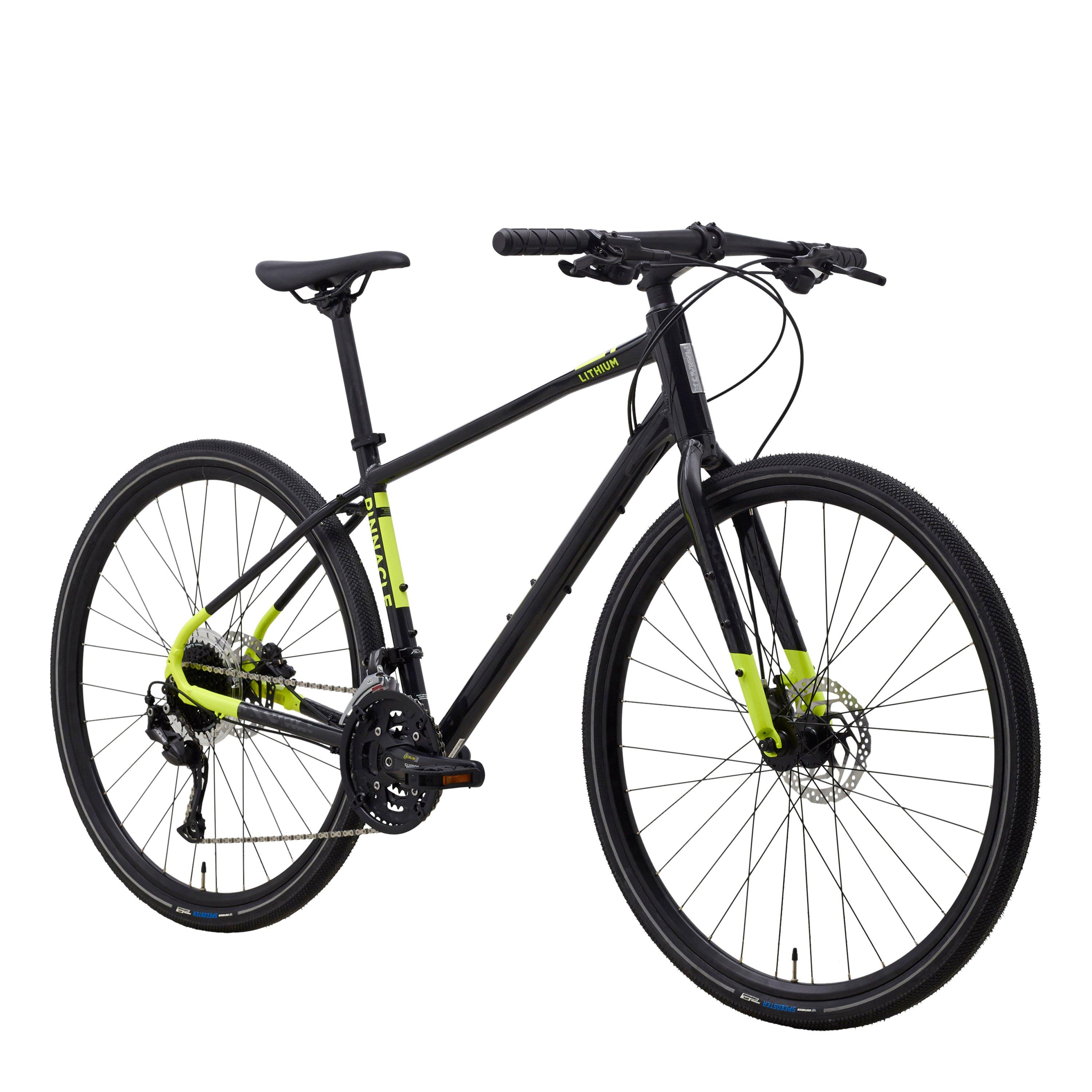 Black (B) - Pinnacle - Lithium 3 Hybrid Bike Adults - 2