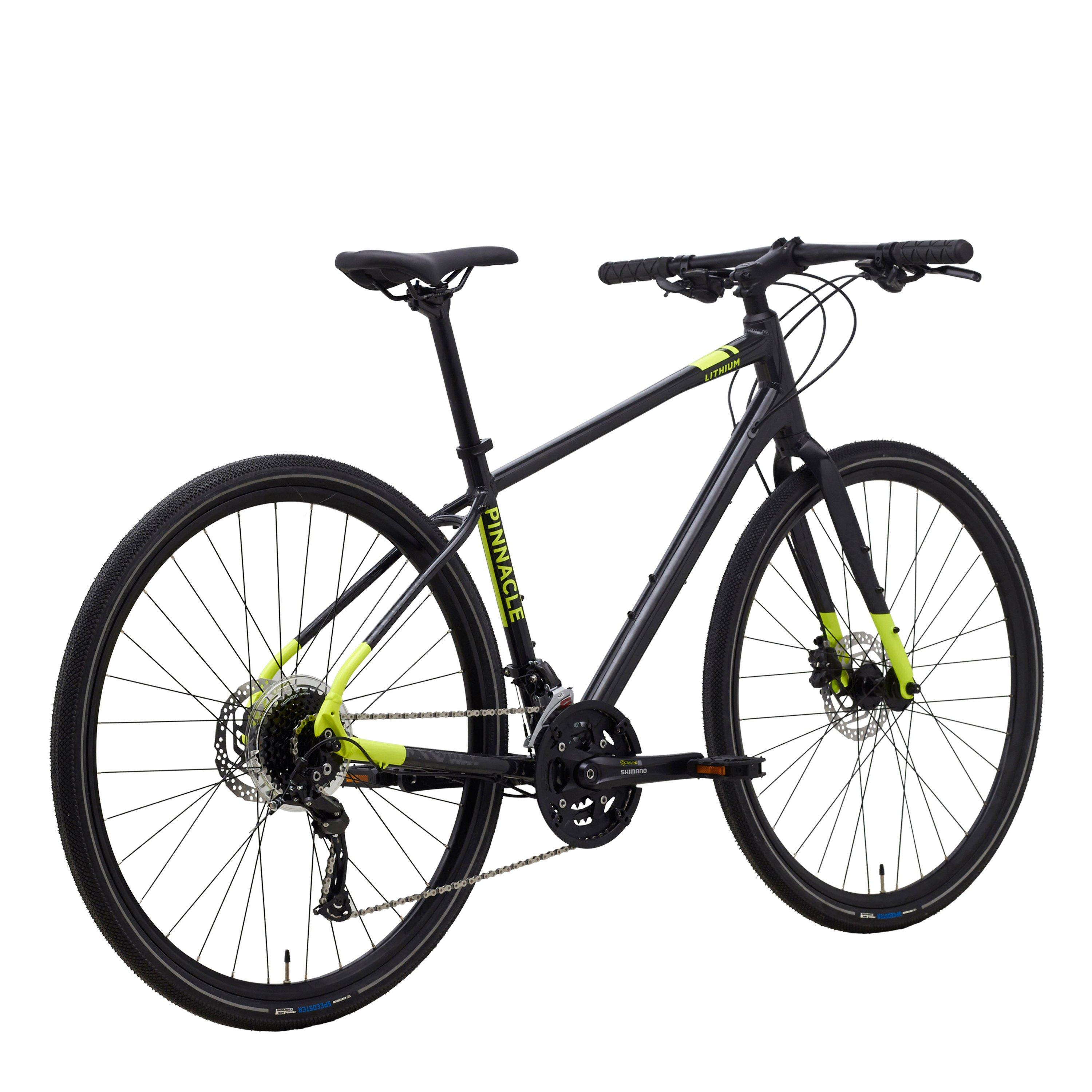 Black (B) - Pinnacle - Lithium 3 Hybrid Bike Adults - 3