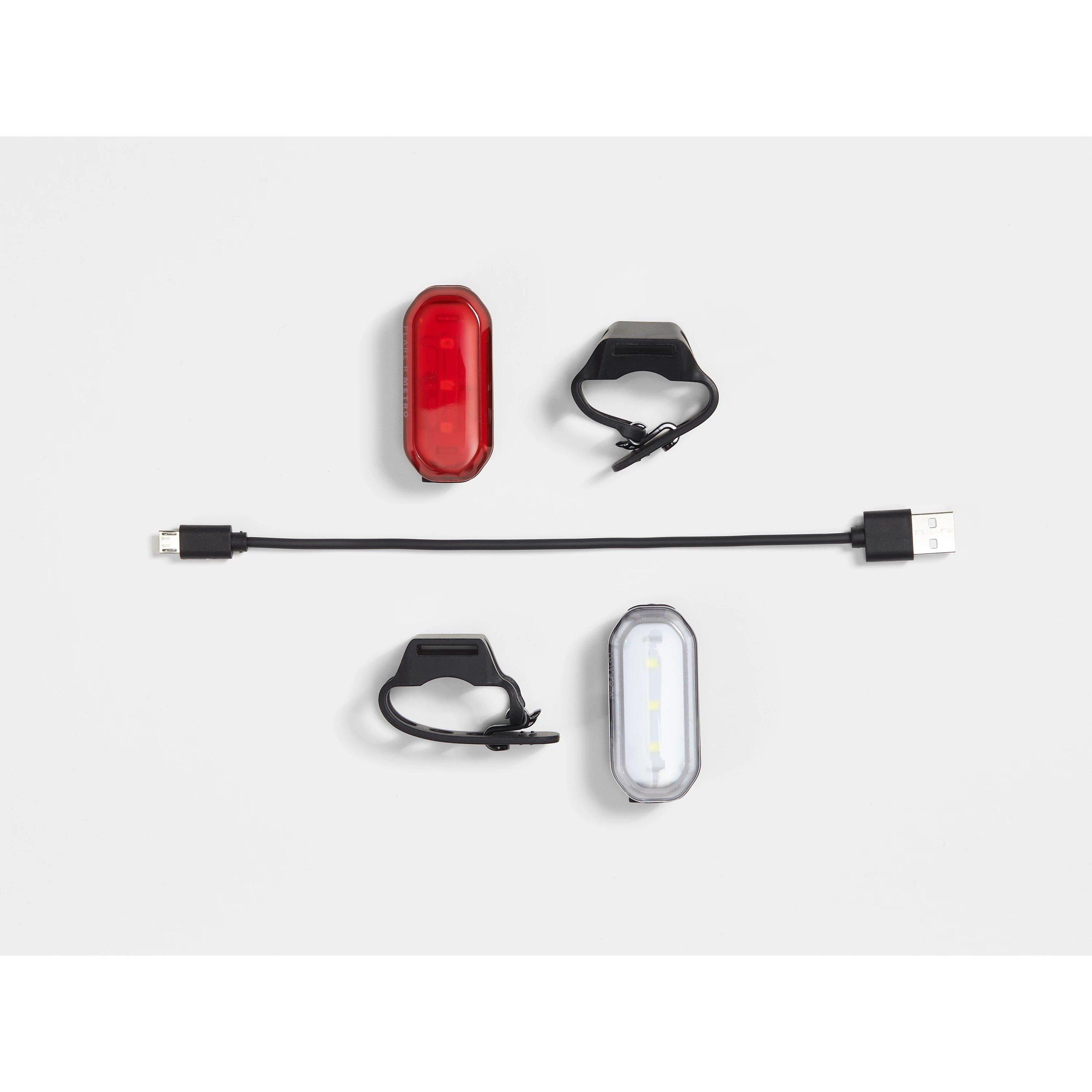 Black - Trek PAC - Ion 50 R Flare R Metro Bike Light Set - 4