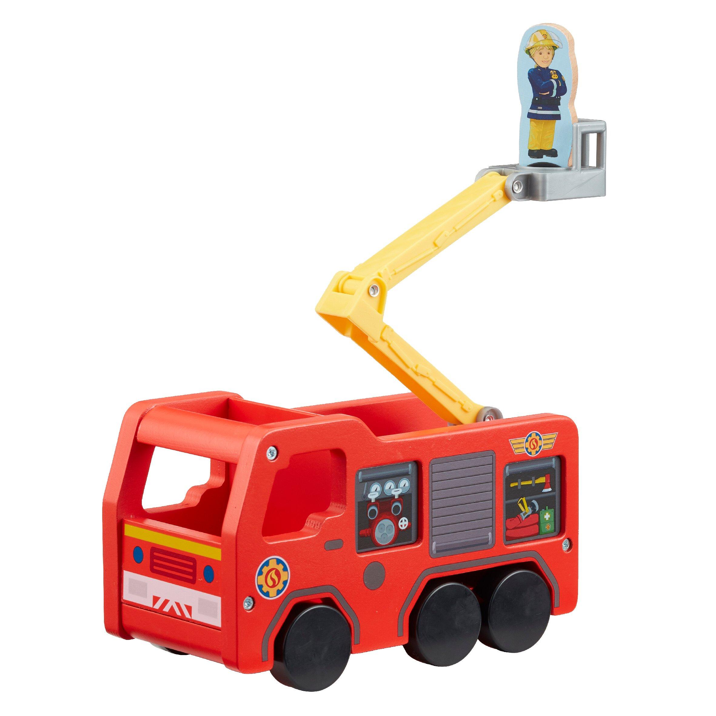 None - Fireman Sam - FIG FREMAN SAM WOODEN JUPITER - 3