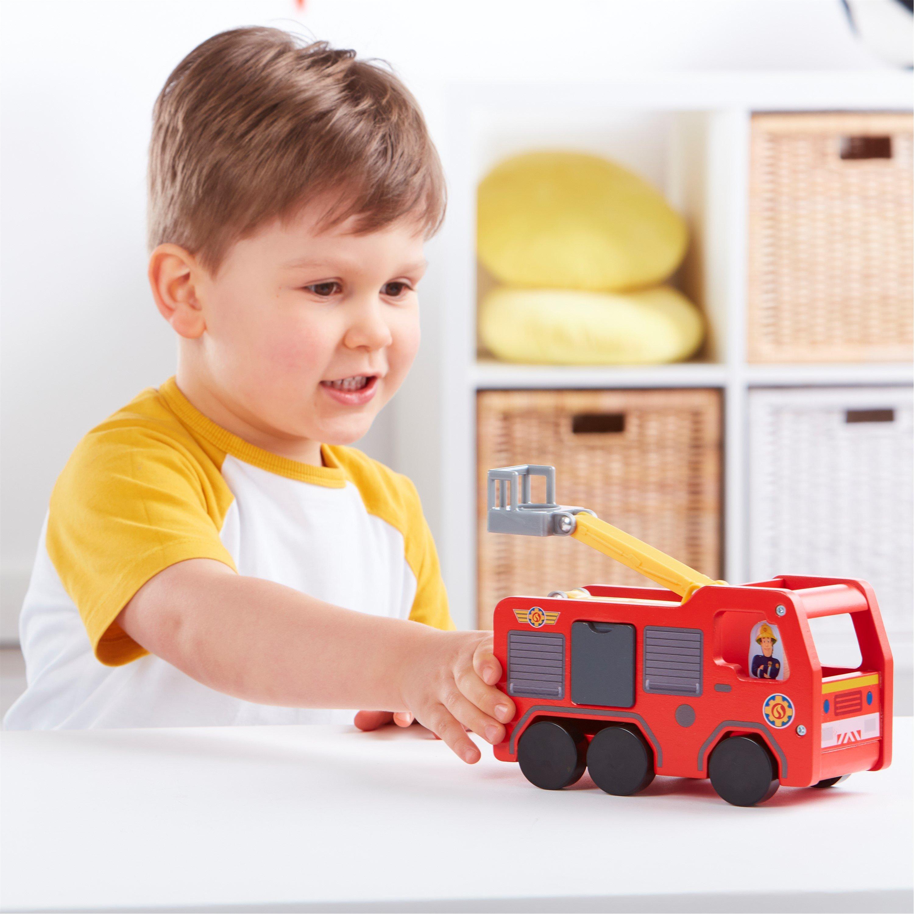 None - Fireman Sam - FIG FREMAN SAM WOODEN JUPITER - 6