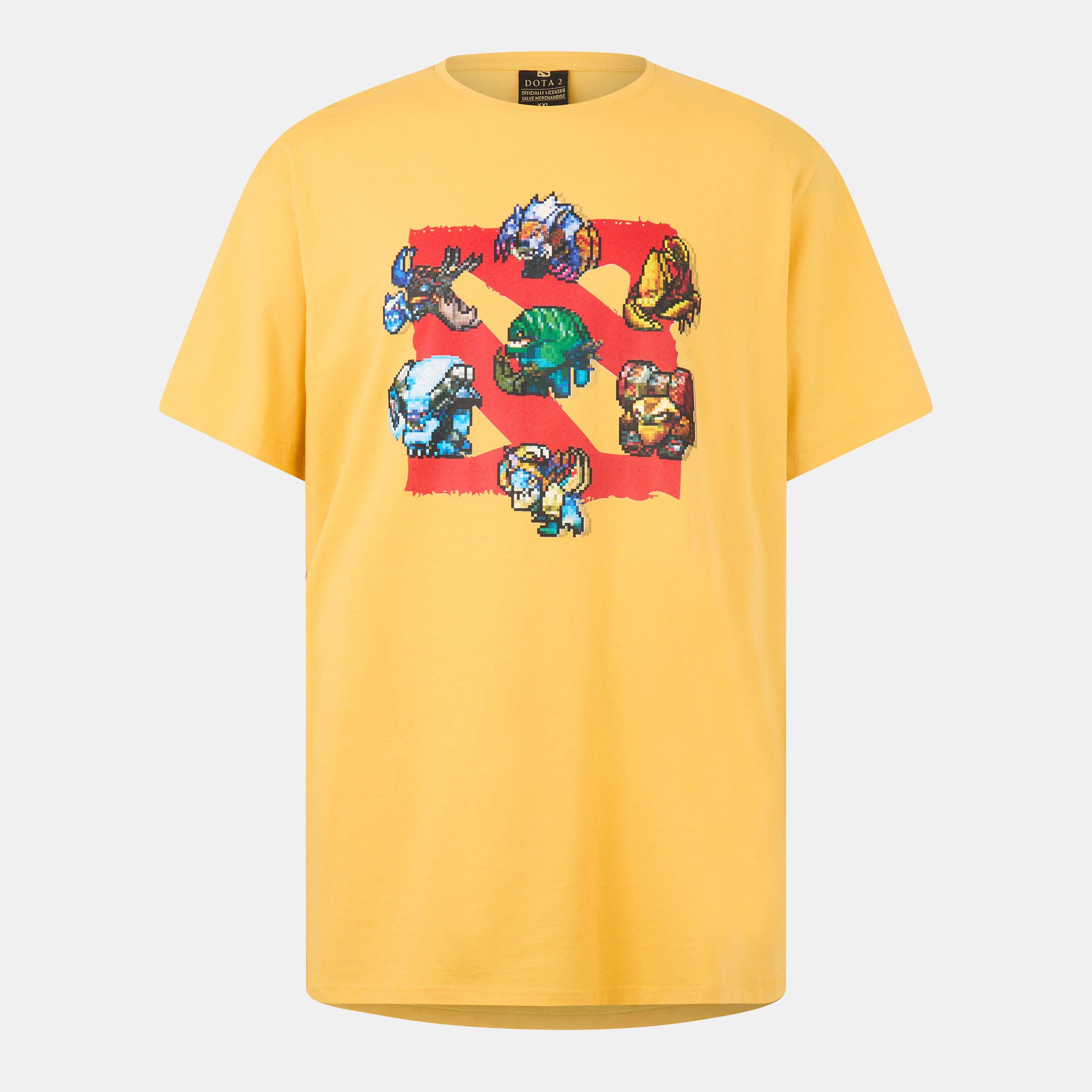 None - GAME - Pixel Yellow T-Shirt - 1