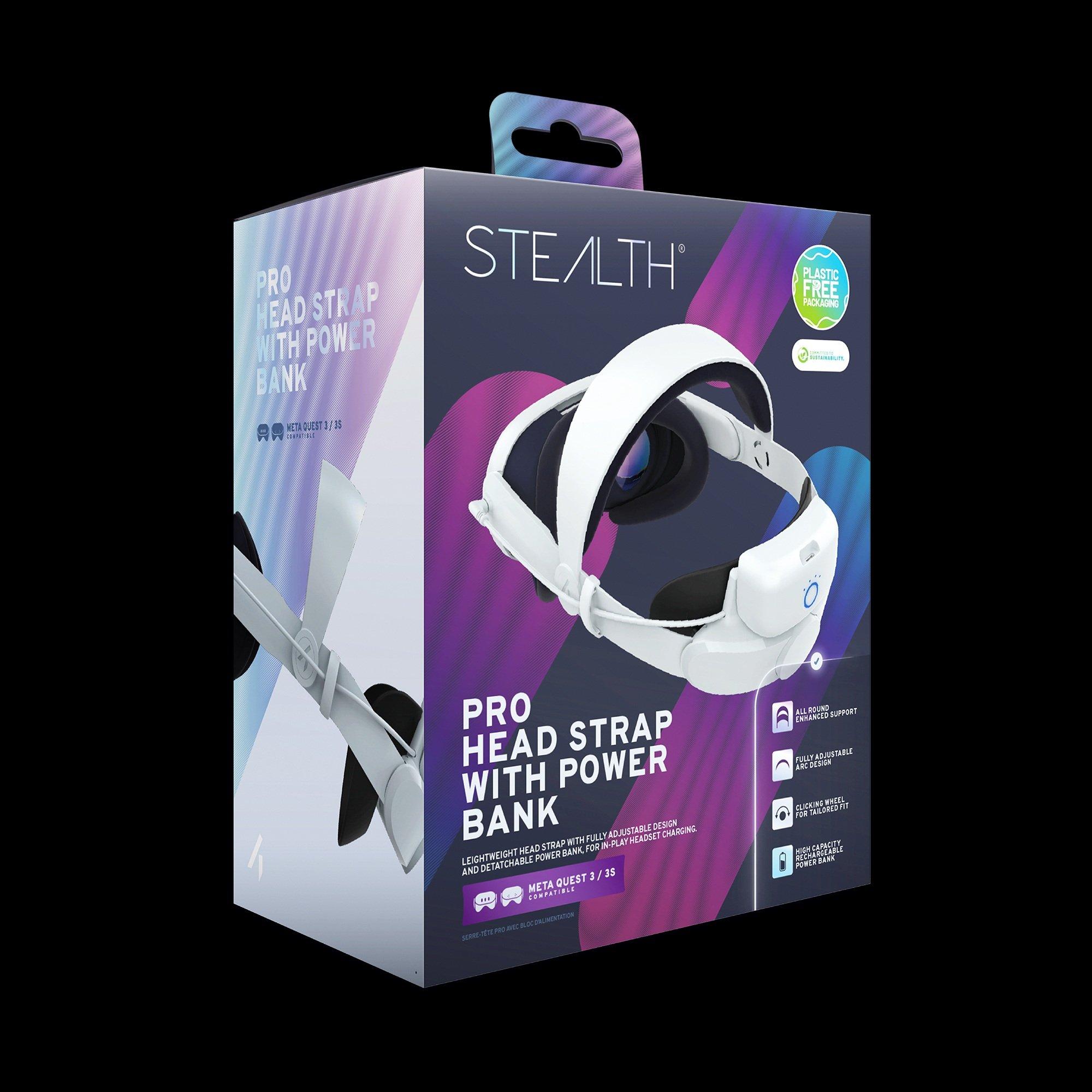 Multi - Stealth - Pro Head Strap With Power Bank For Meta Quest 3 & 3S - 1
