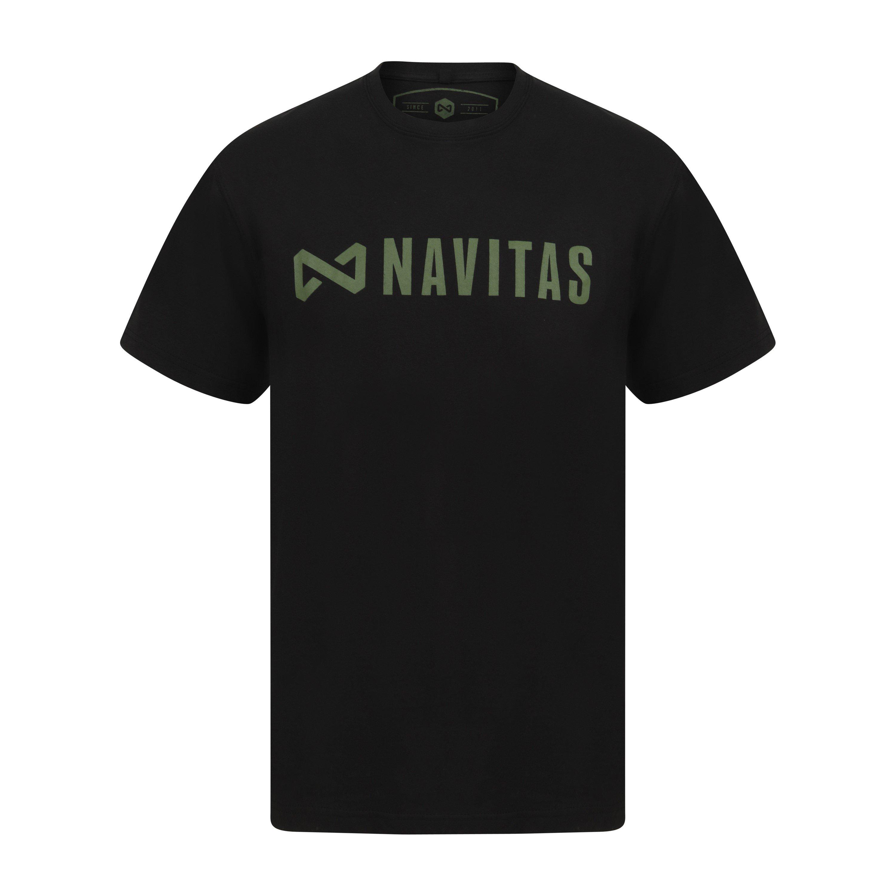 Navitas Men's Core Fishing T-Shirt - Black - Medium
