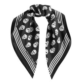 Alexander McQueen Twill Skull Scarf