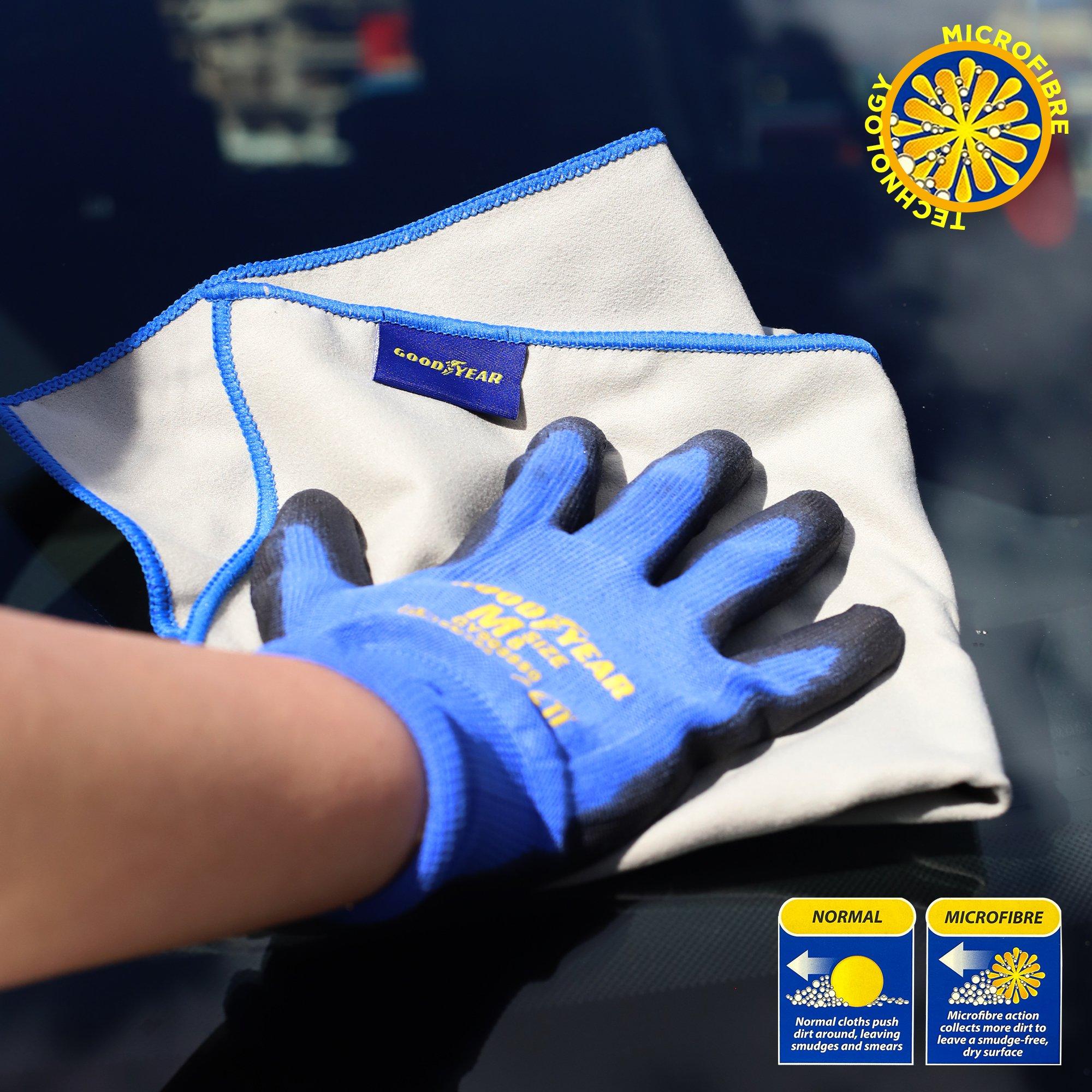 Grey - Goodyear - Goodyear Microfibre Dusting Cloth - 40cm x 40cm - 3