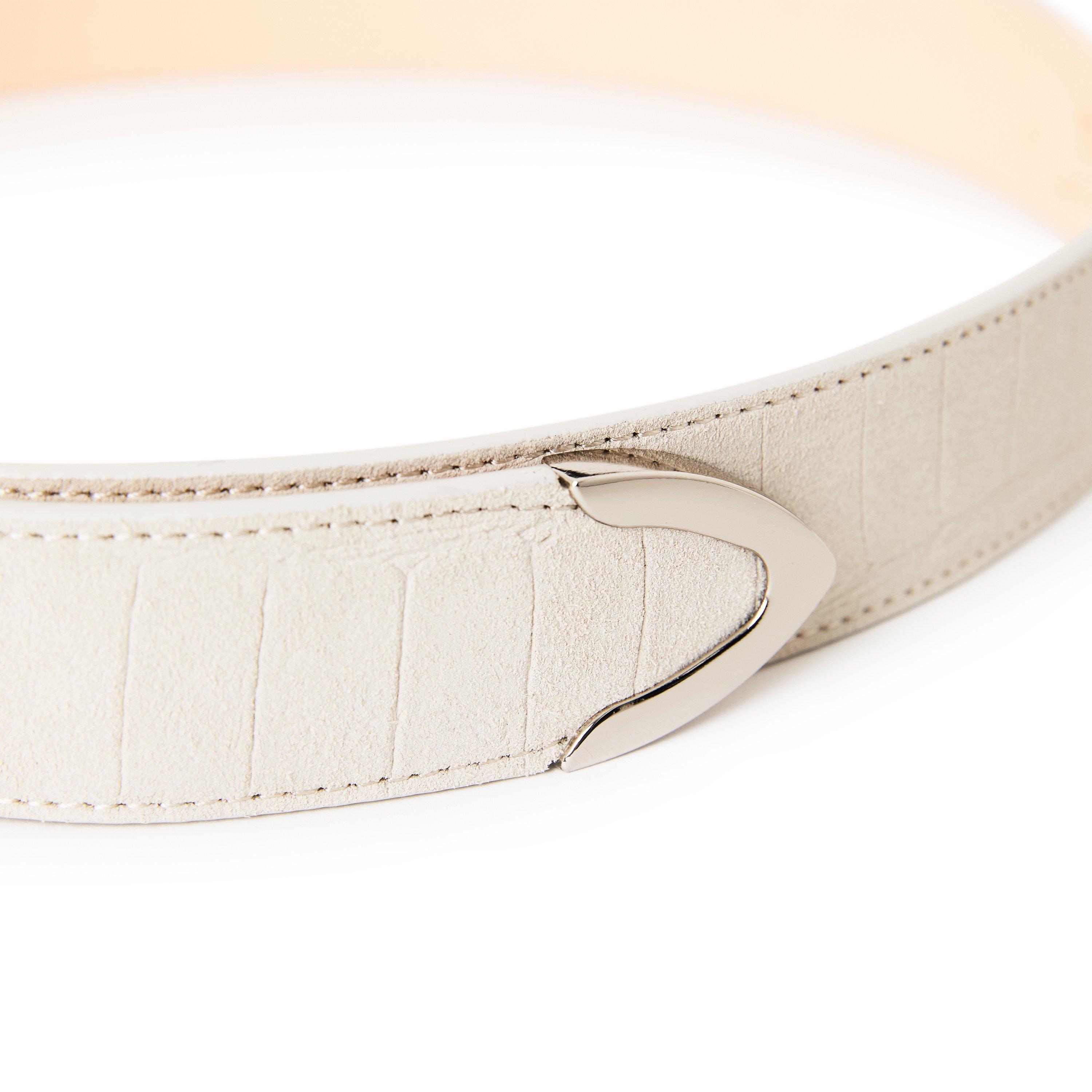 Croc White - Cole Buxton - Cole Embossed Belt Sn64 - 3