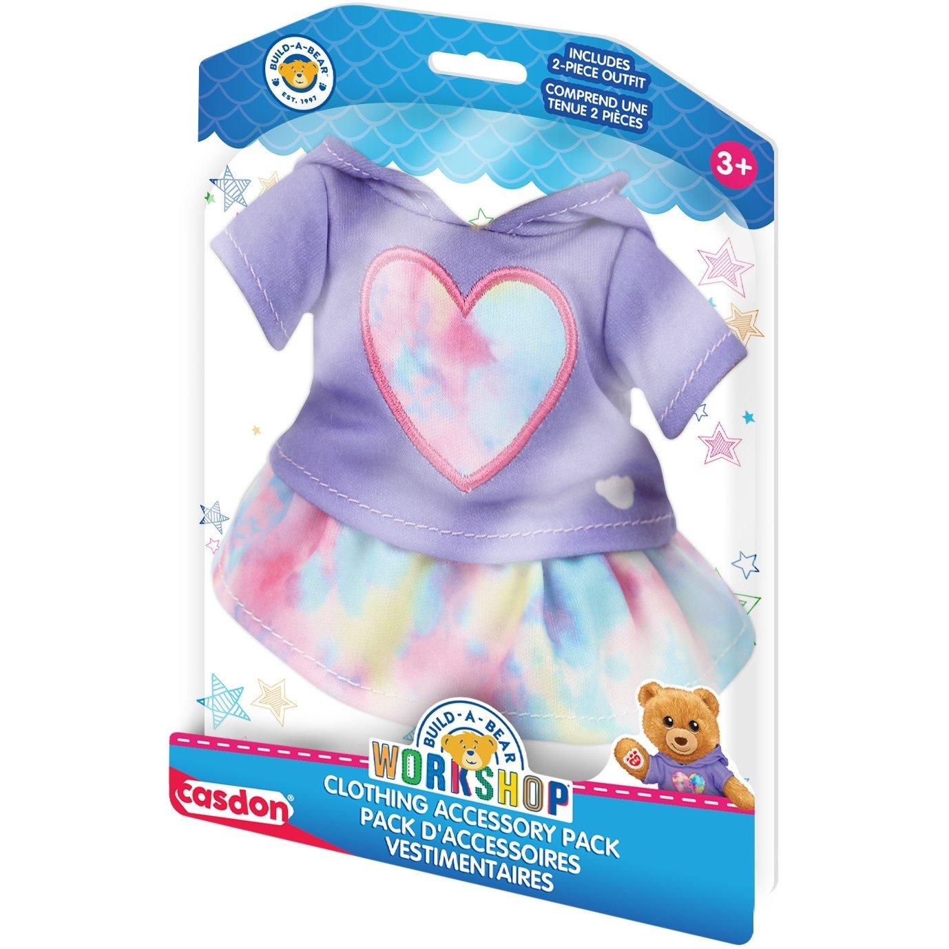 Purple Heart - Casdon - Toy Build-a-Bear Workshop Clothing Packs - Purple Heart - 3
