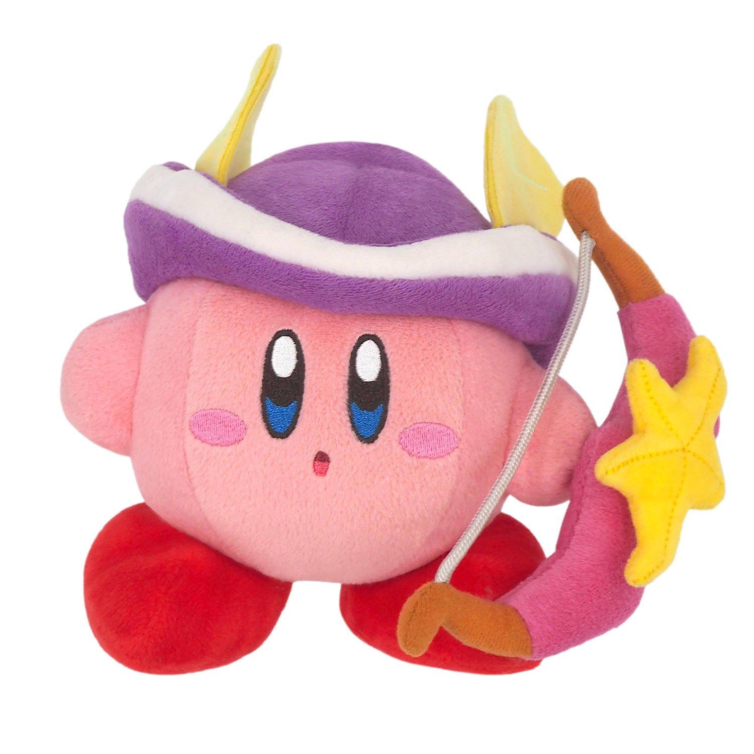 Super Mario  Kids San-Ei Official Artist Kirby Plush Small - Sniper