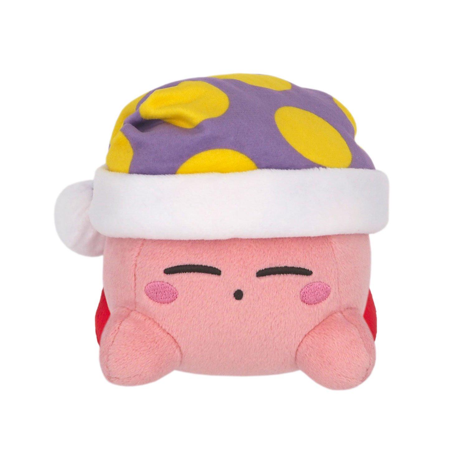 Super Mario  Kids San-Ei Official Artist Kirby Plush Small - Sleep