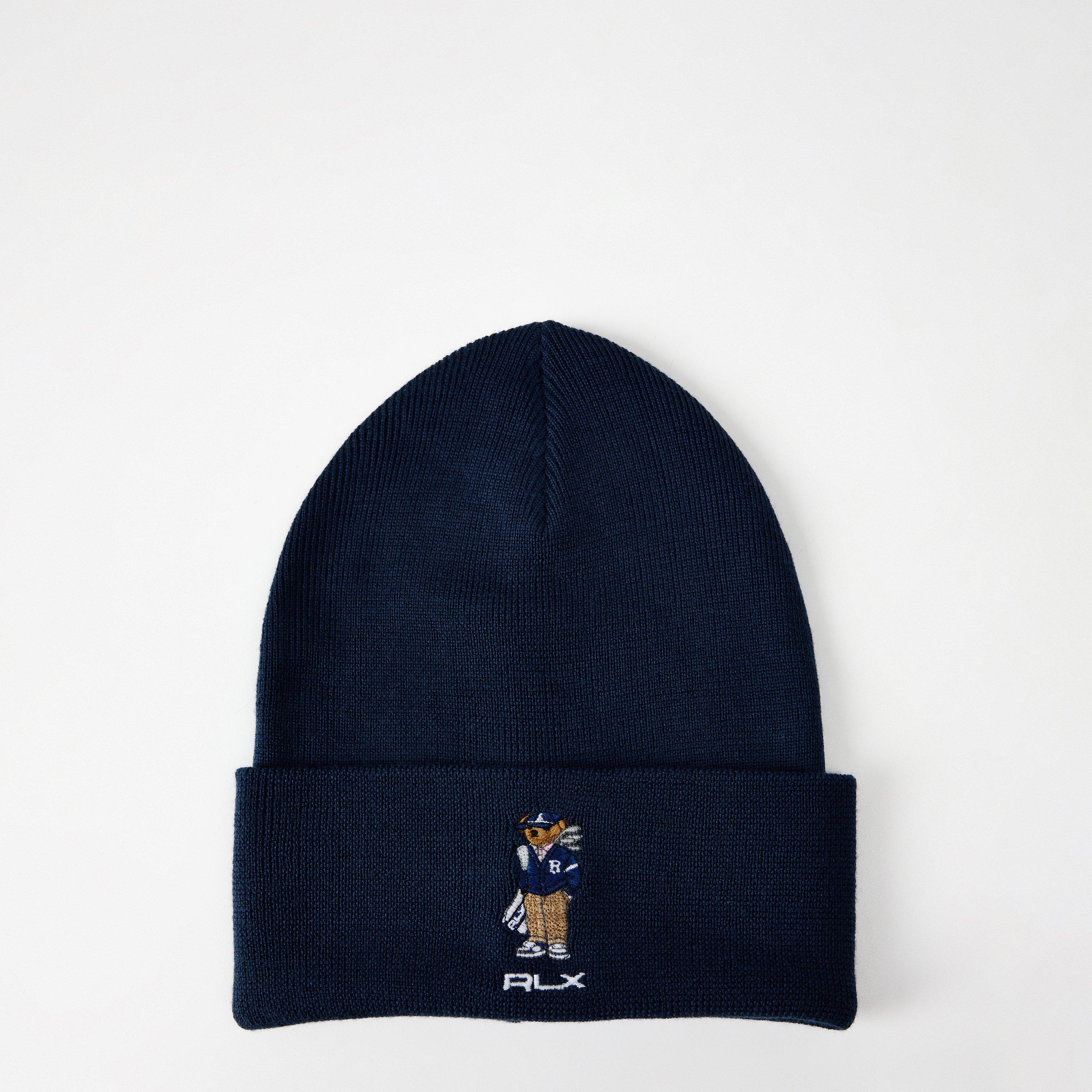 Refined Navy - Polo Ralph Lauren - Men's Golf Bear Beanie - 1