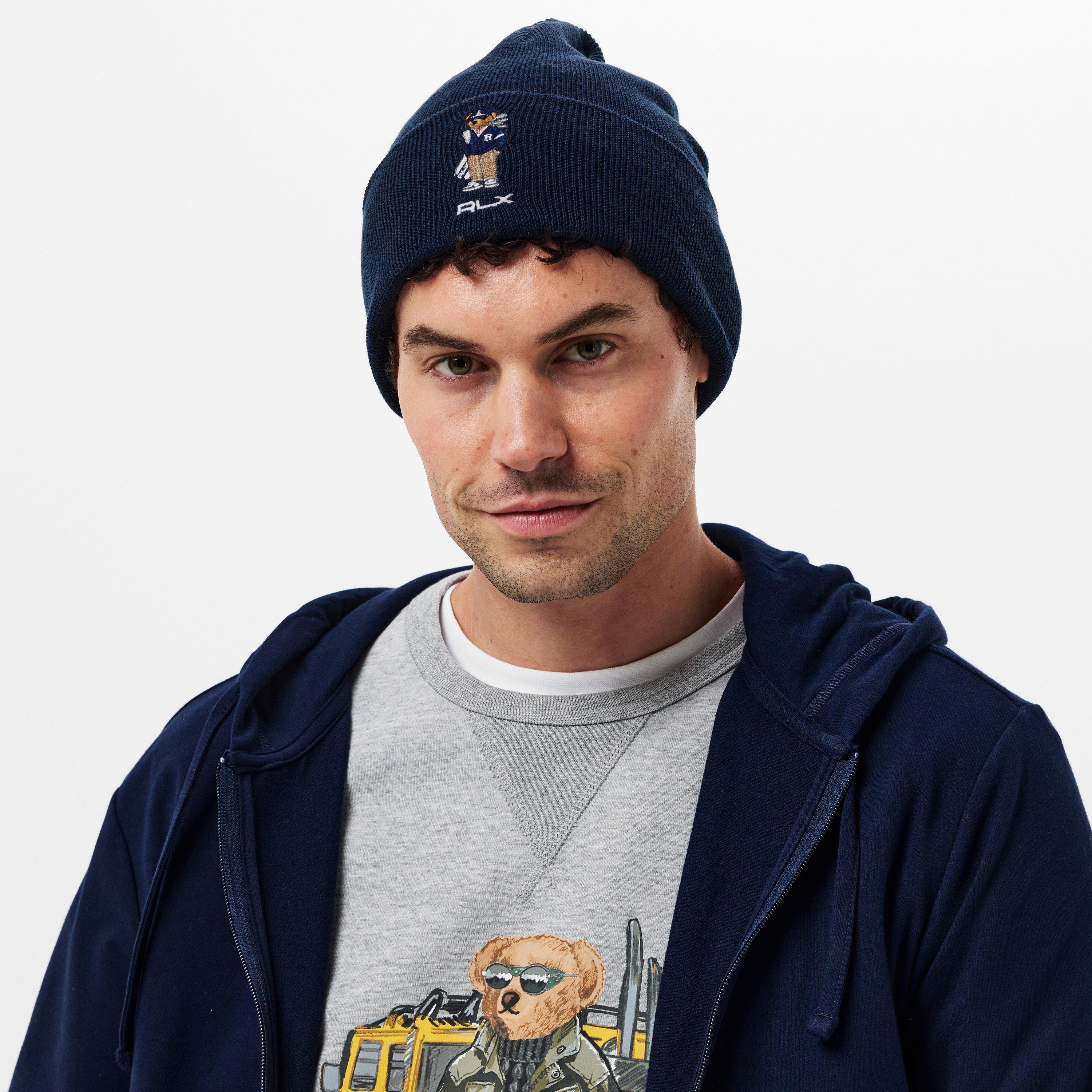 Refined Navy - Polo Ralph Lauren - Men's Golf Bear Beanie - 3