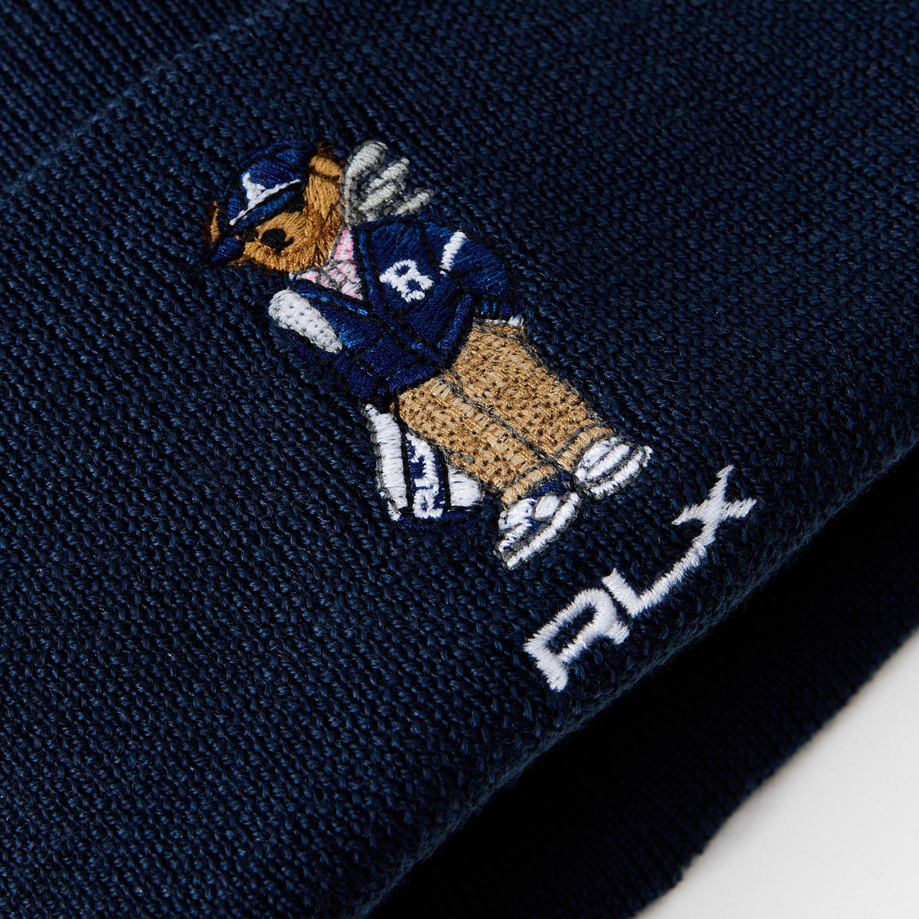 Refined Navy - Polo Ralph Lauren - Men's Golf Bear Beanie - 4
