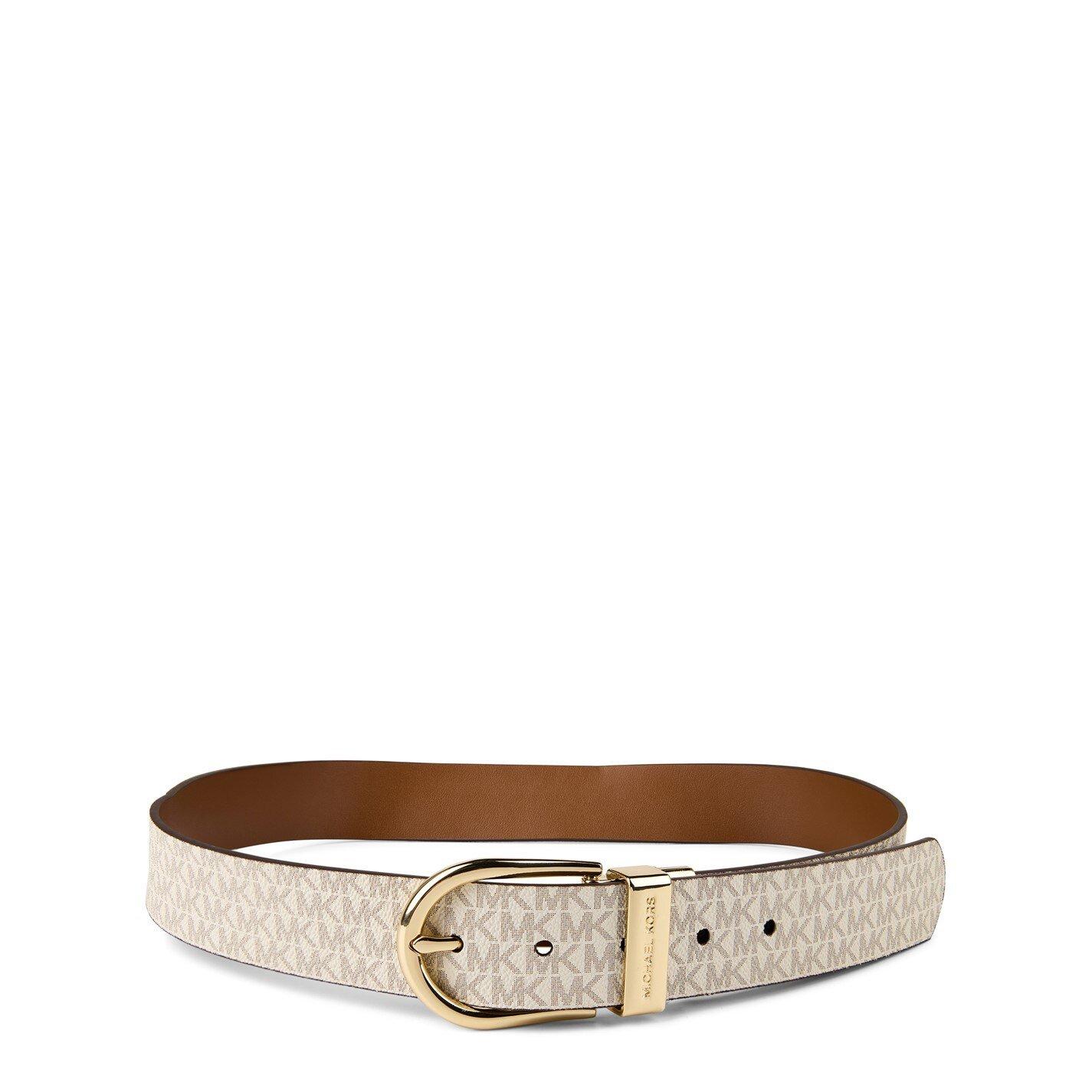 MICHAEL Michael Kors Leather Logo Belt | Flannels