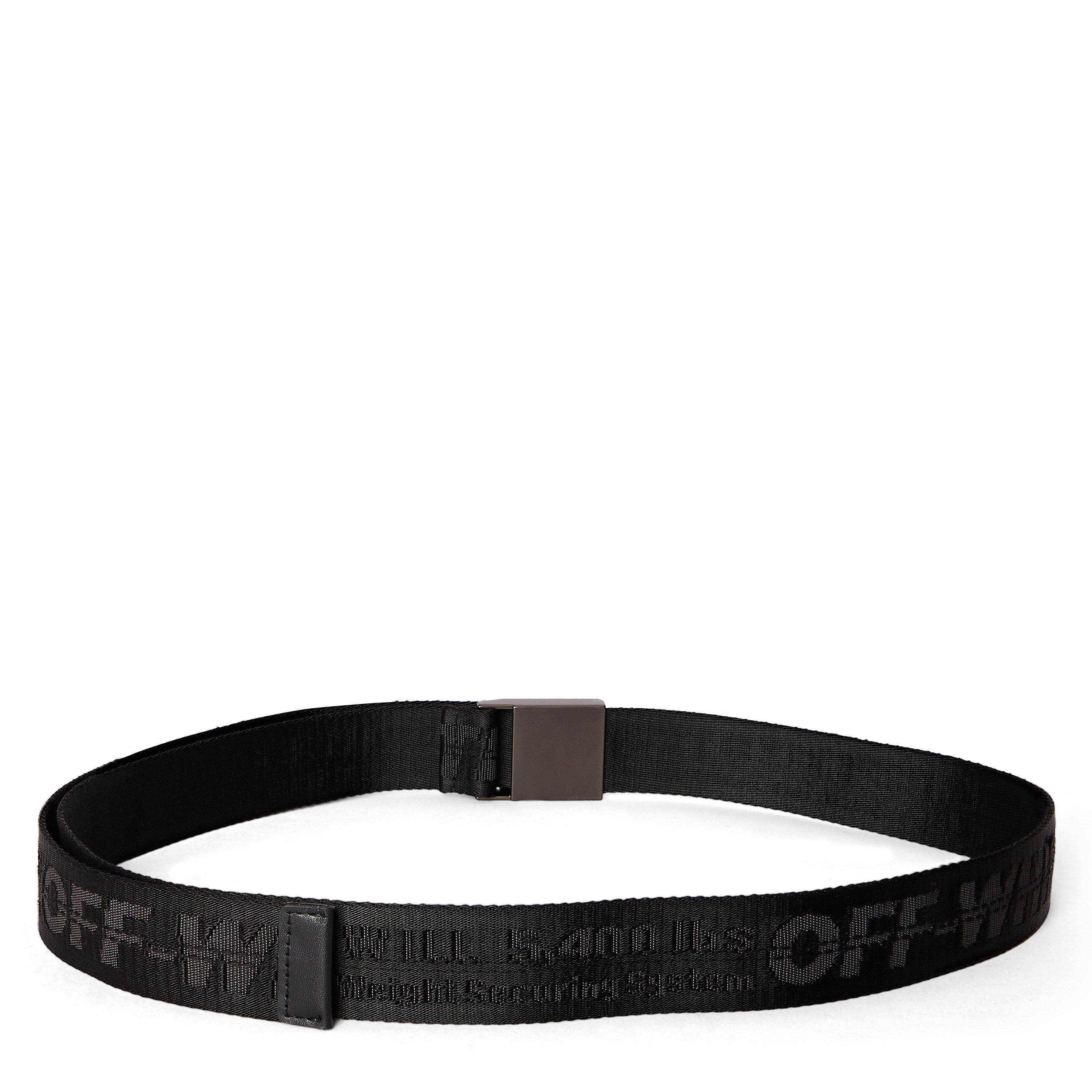 Black 1010 - Off White - Men's Fabric Belt - 2