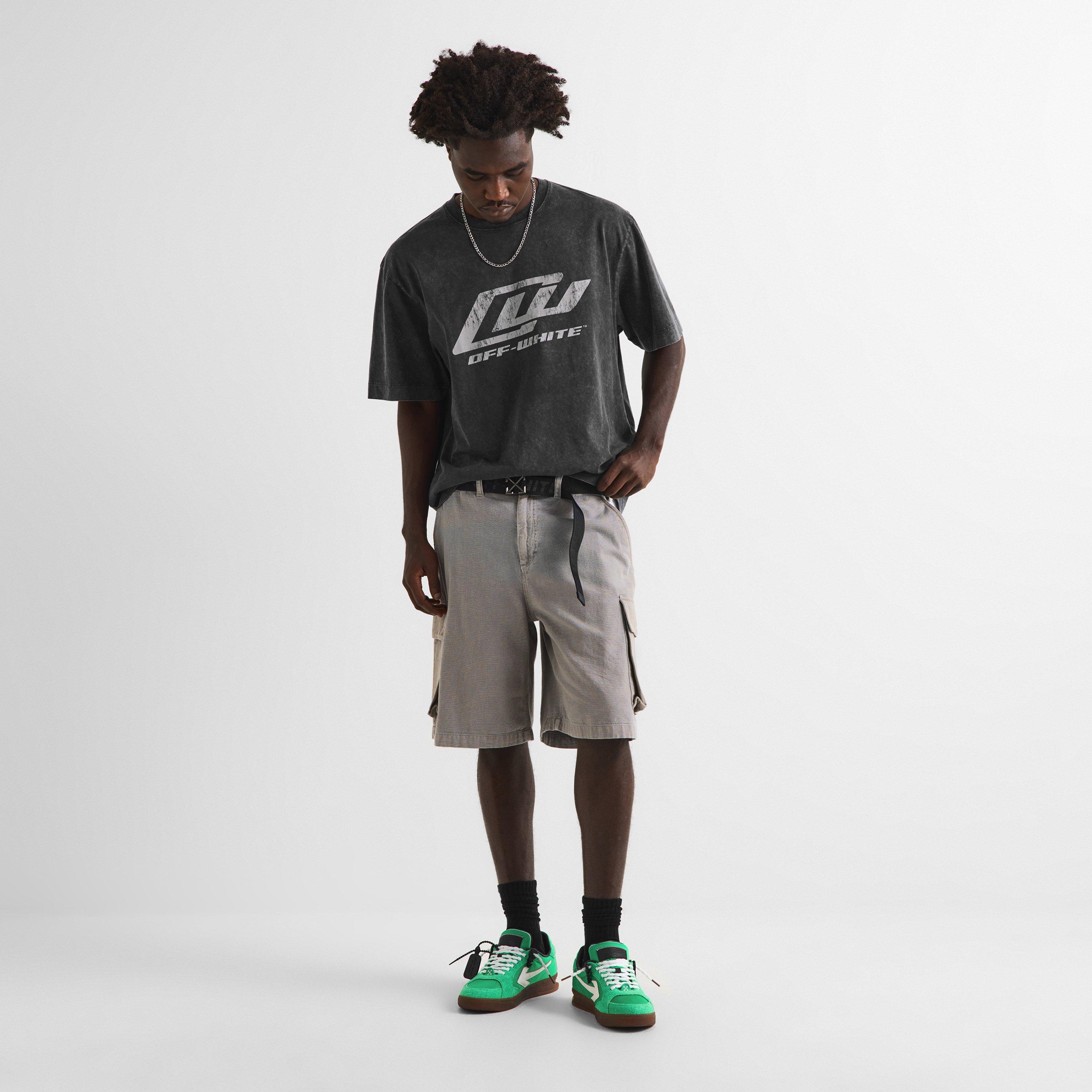 Black 1010 - Off White - Men's Fabric Belt - 5