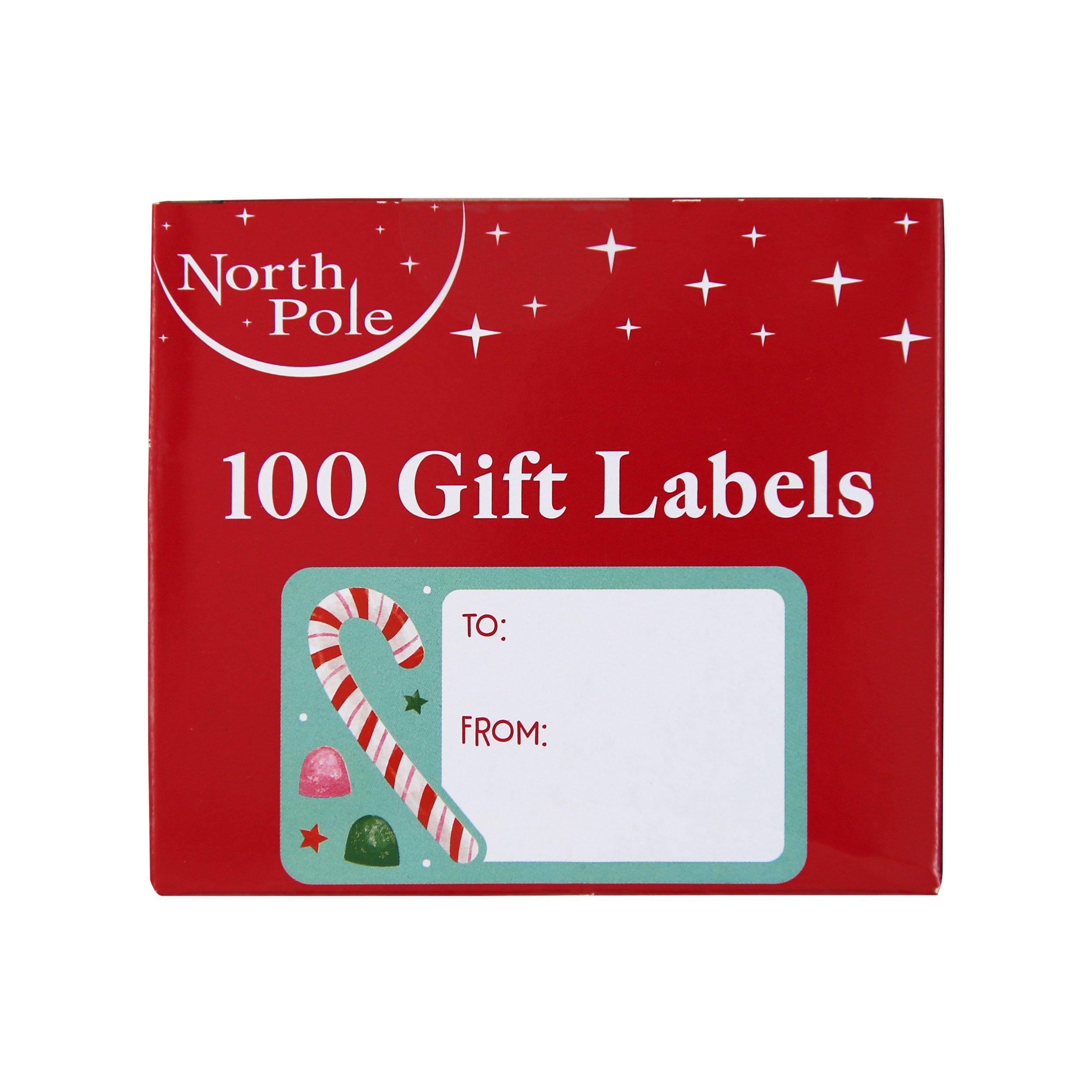 North Pole Adults Gift Wrapping Paper and Tags