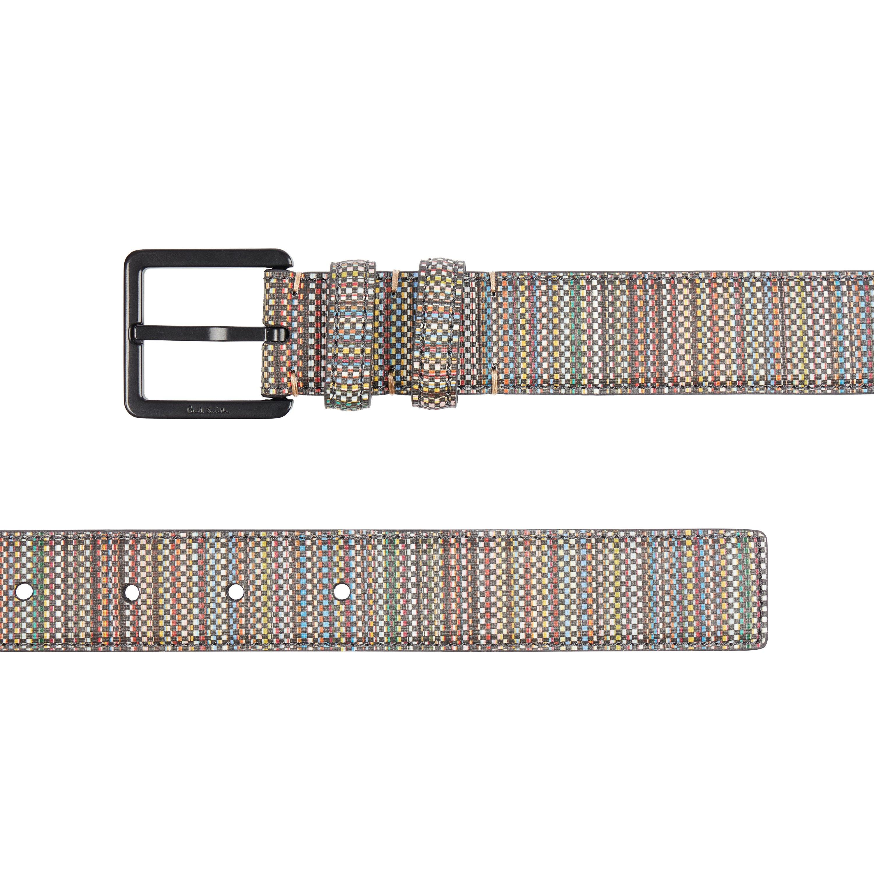 Multicolour - Paul Smith - Signature Stripe Coated Canvas Belt - 1