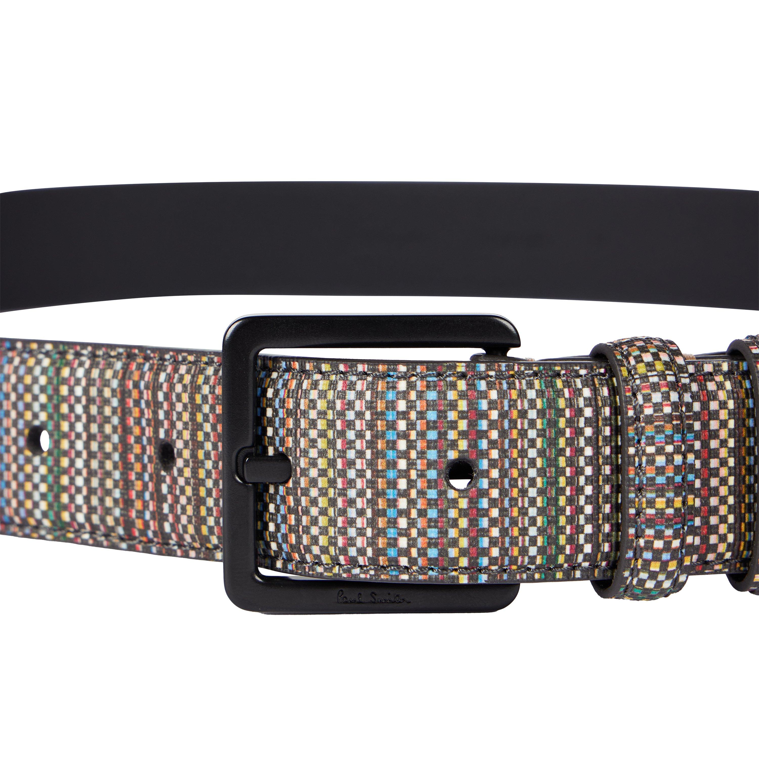 Multicolour - Paul Smith - Signature Stripe Coated Canvas Belt - 2