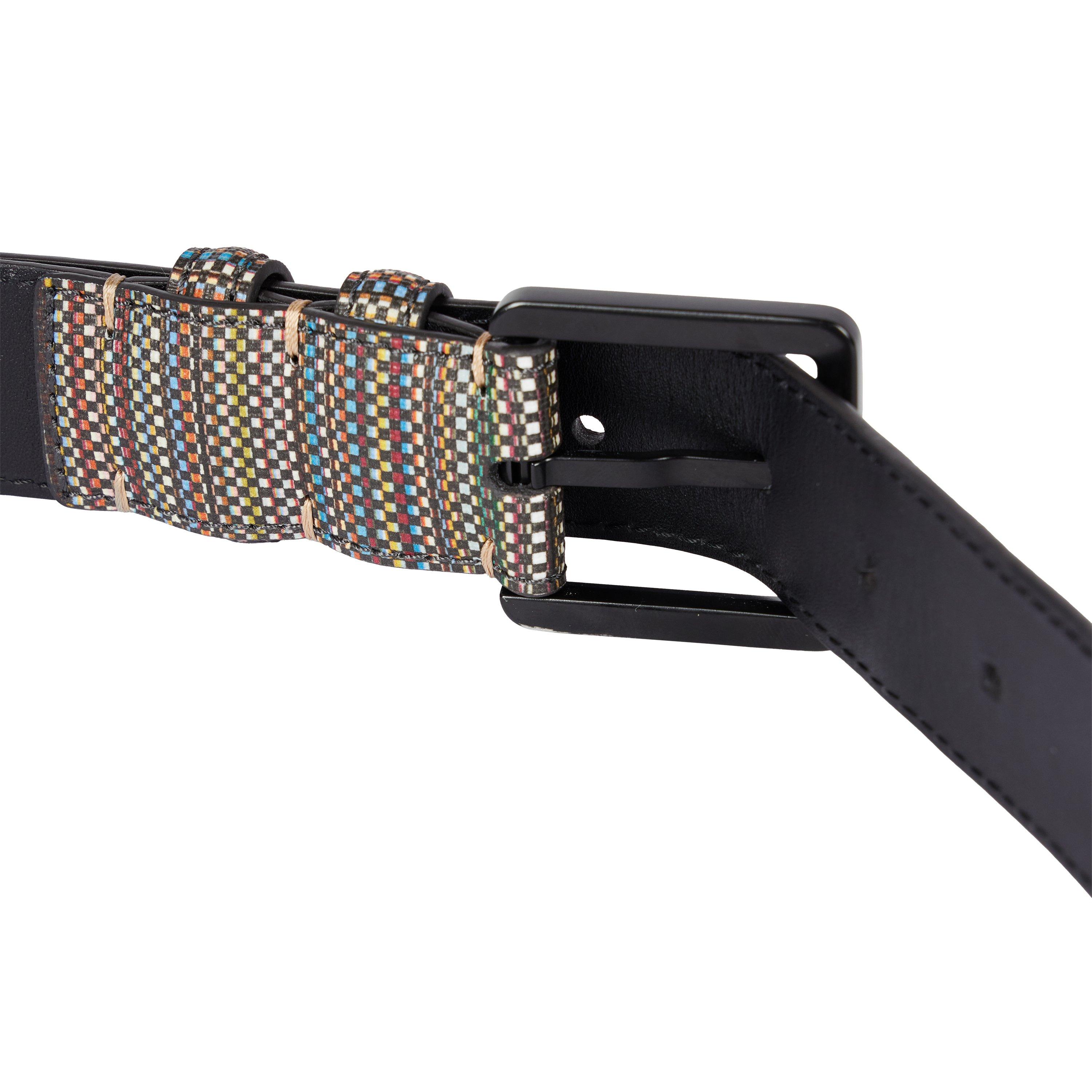 Multicolour - Paul Smith - Signature Stripe Coated Canvas Belt - 3