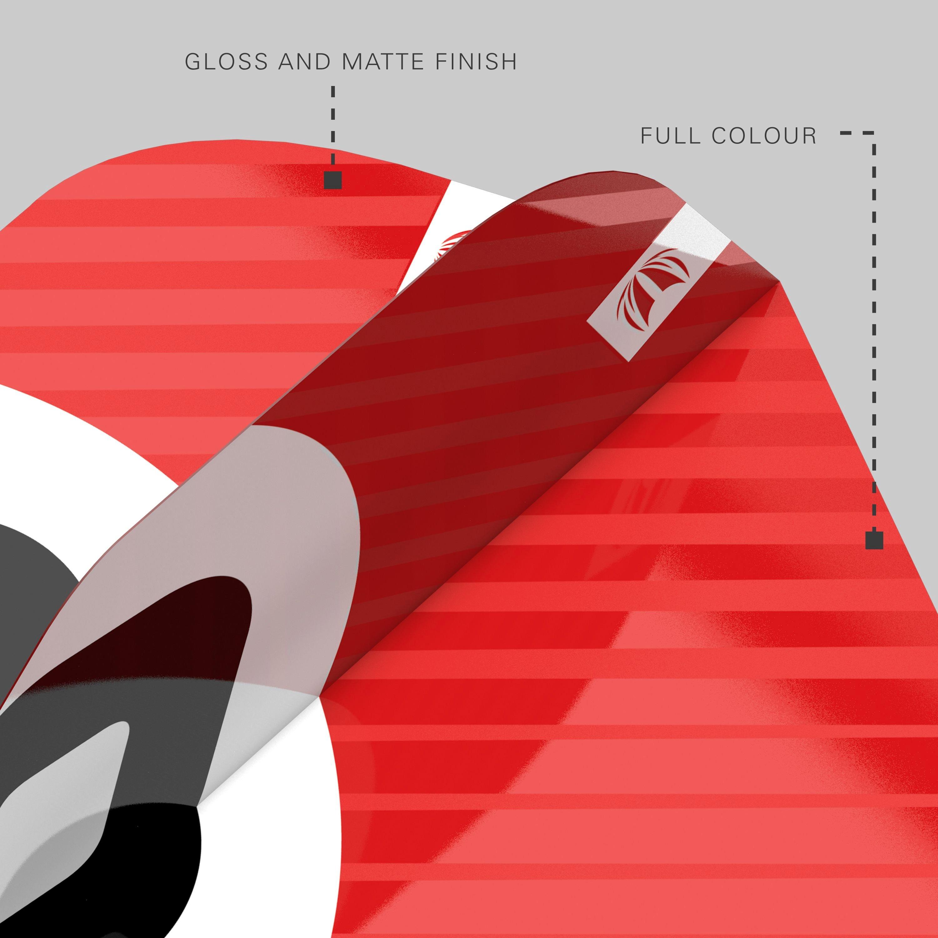 Rosso/Bianco - Target - Chicane Pro Flight Set (3 Sets) - 4