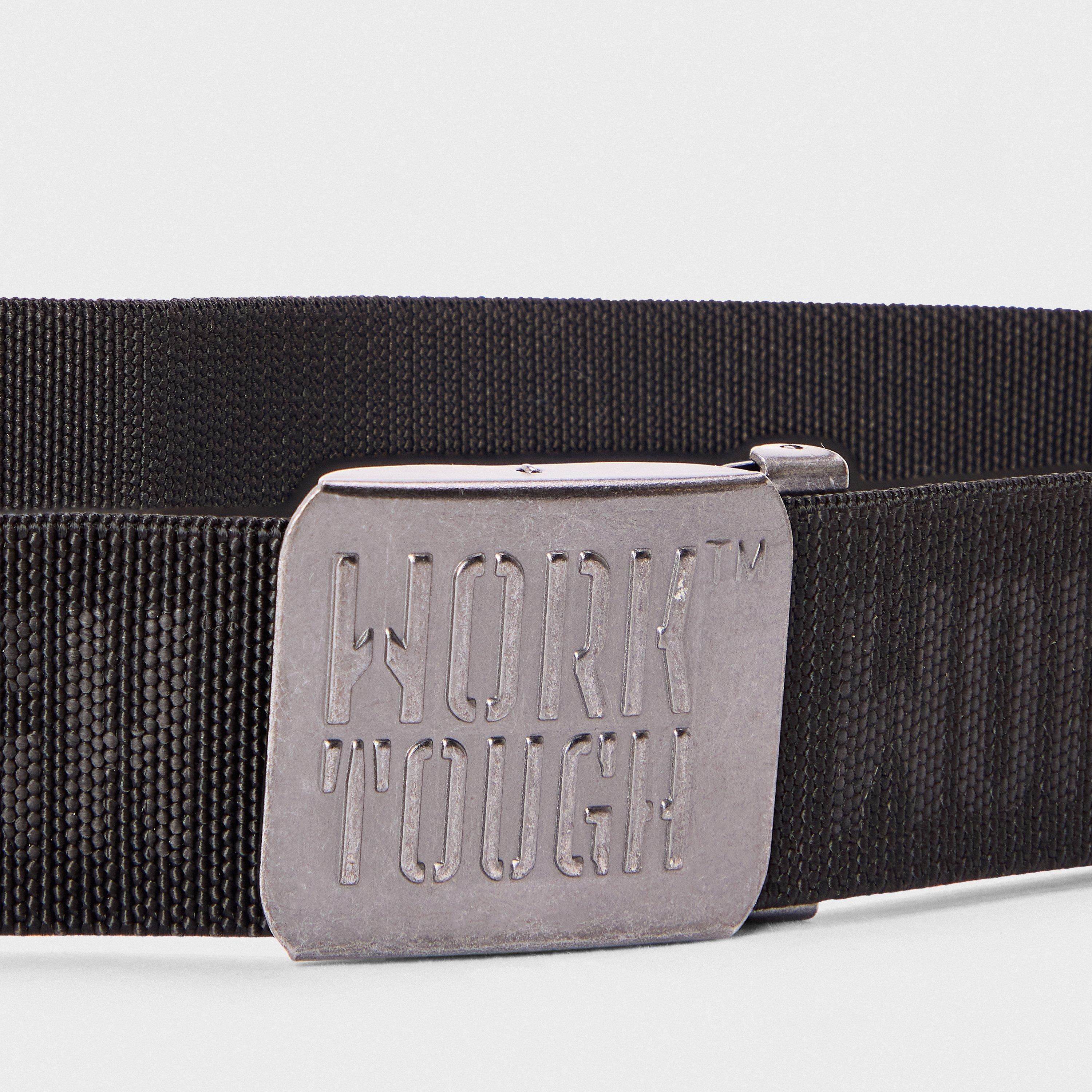 Black - Worktough - Unisex Adults Fabric Belt - 3