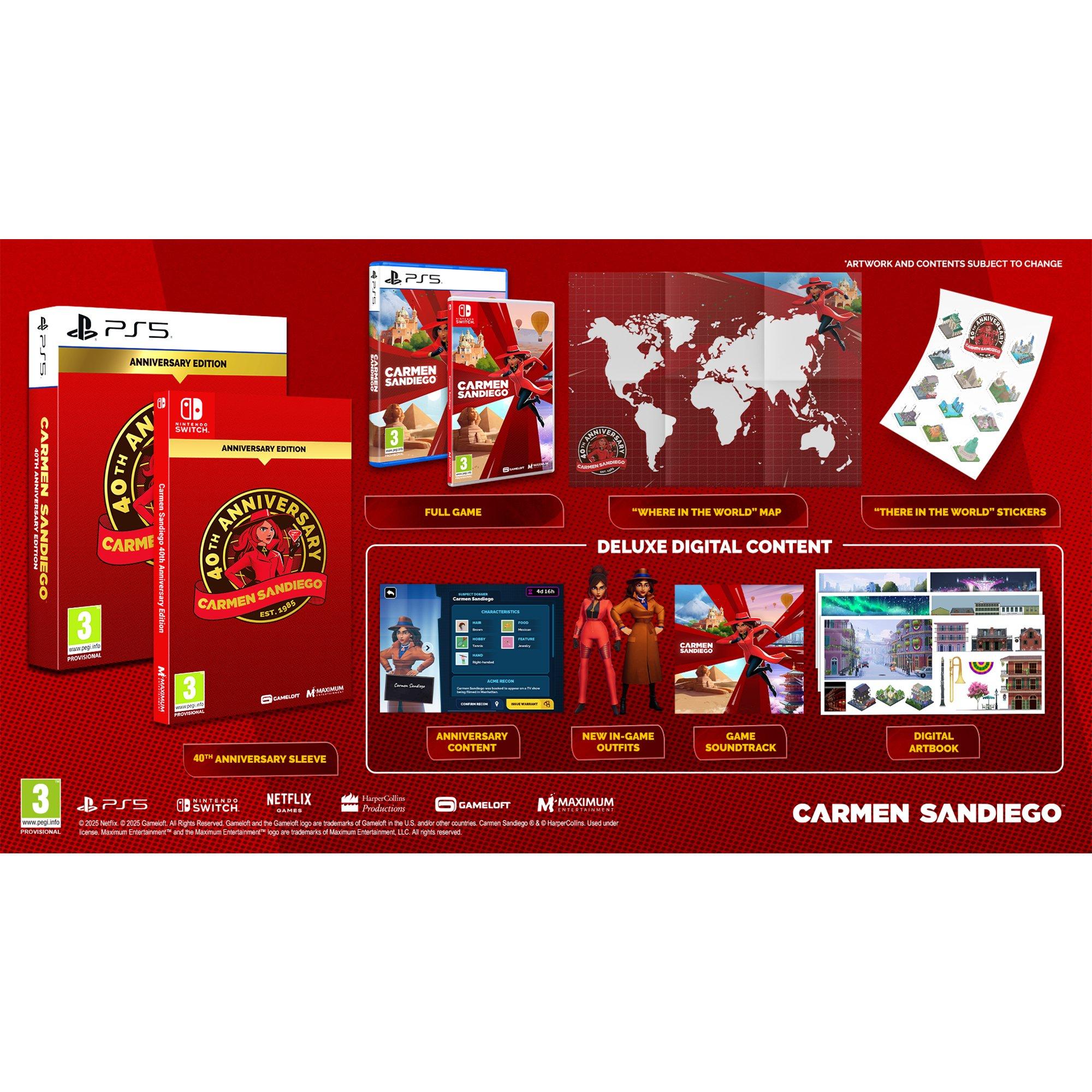 NSW - Maximum Games - Carmen Sandiego 40th Anniversary Edition - 2