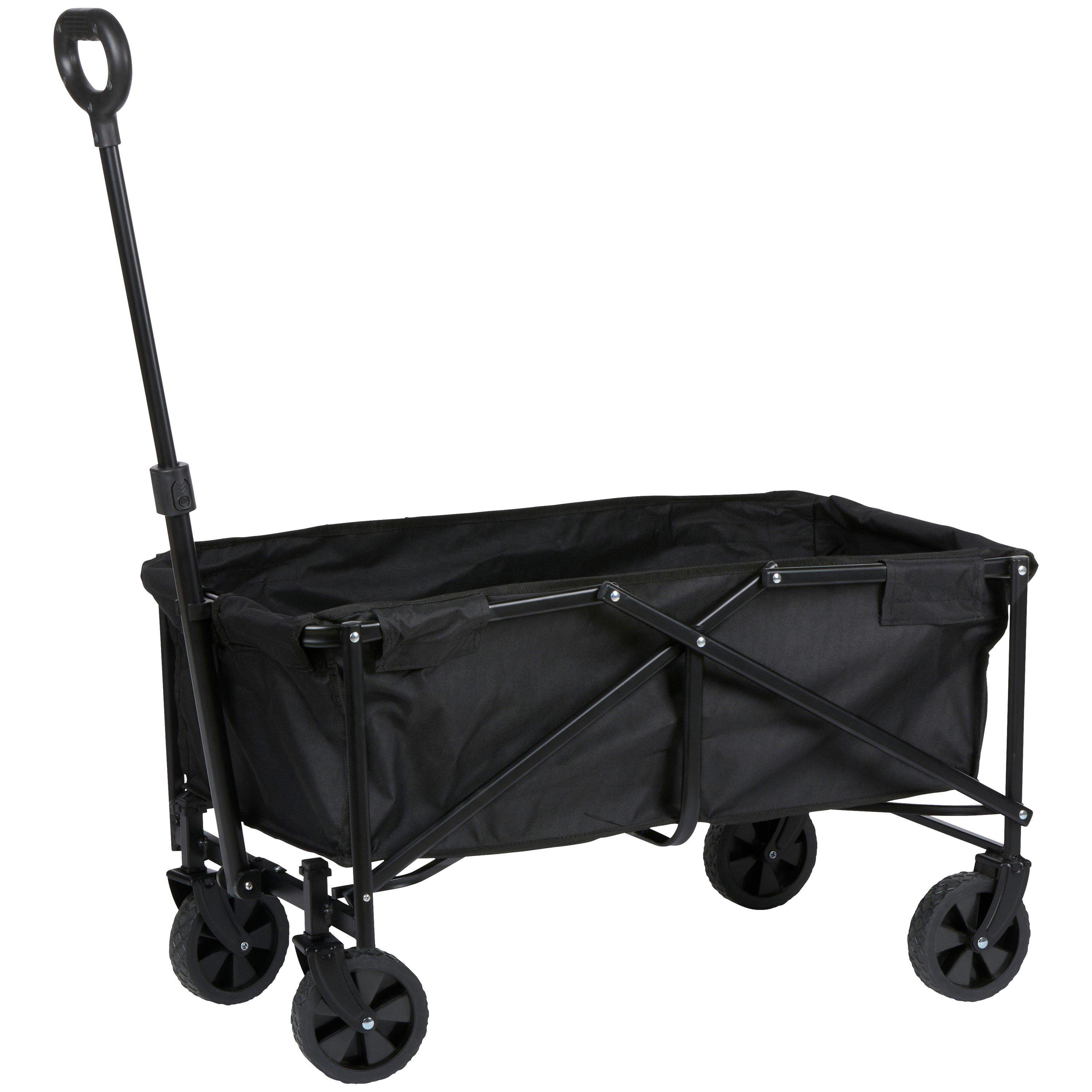 Black - Camp Active - CAMP ACTIVE Foldable Utility Wagon 80cm - 1