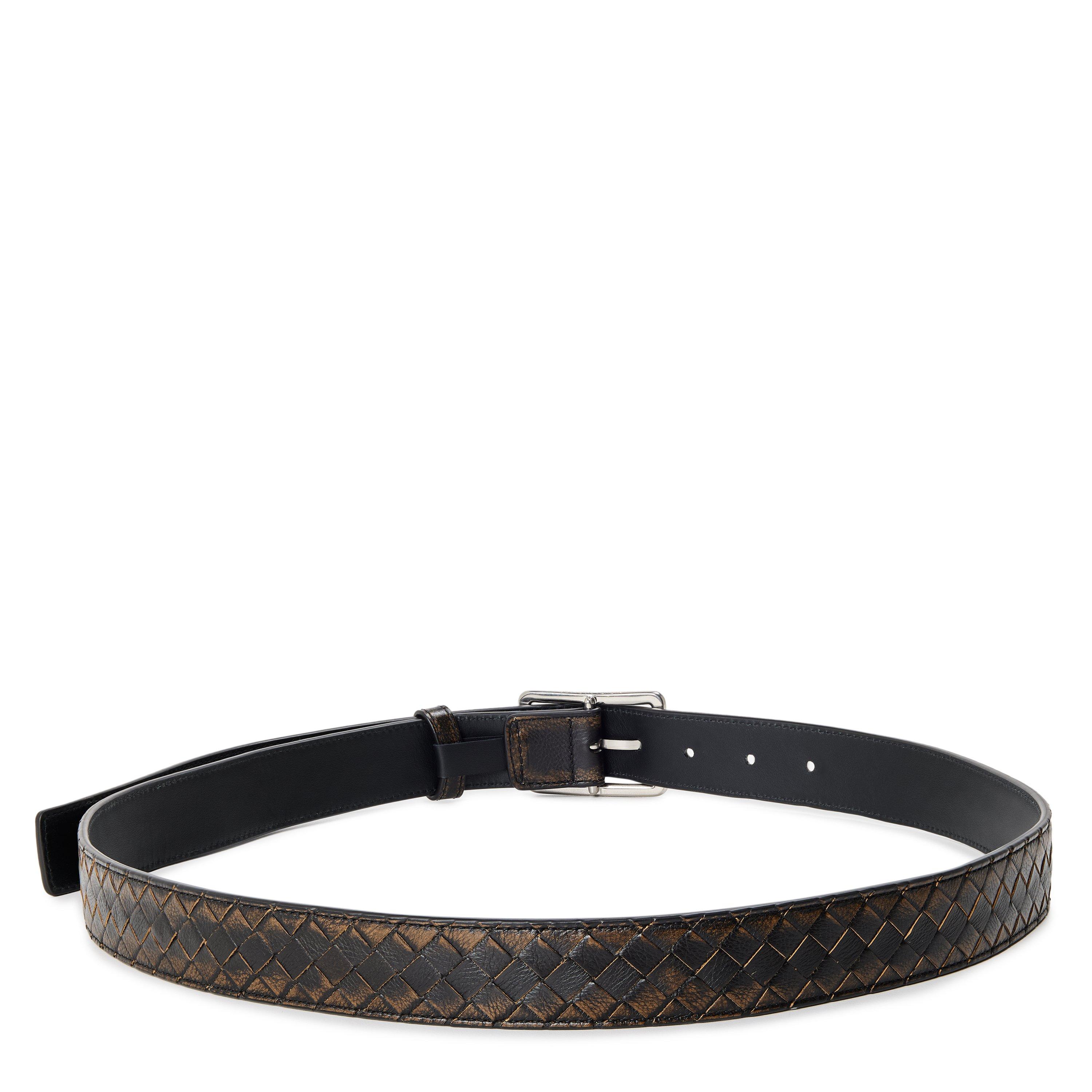 Black/Brown - Bottega Veneta - BV Intre Belt Sn64 - 2