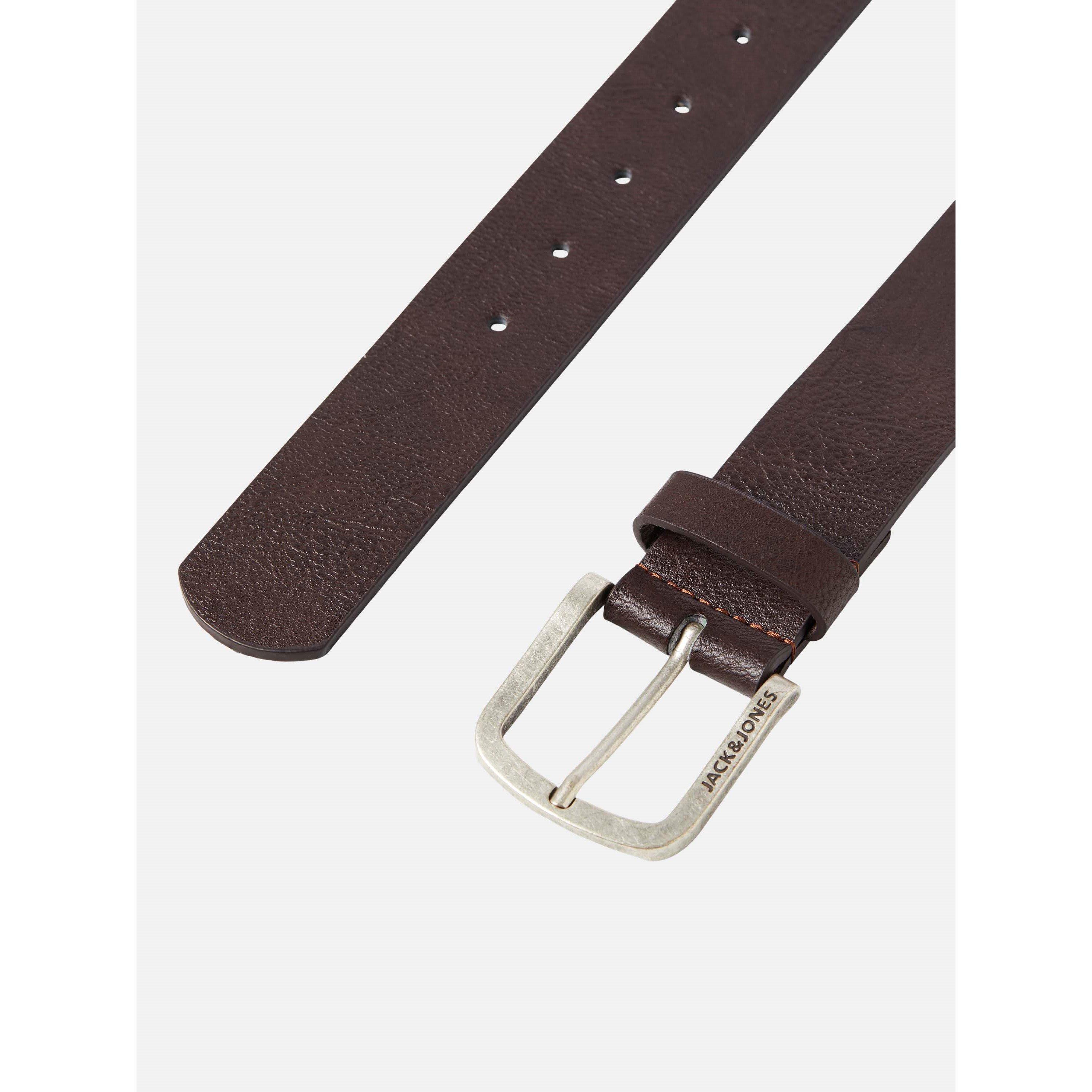 Schwarzer Kaffee - Jack and Jones - Men's Harry Faux Leather Belt - 2